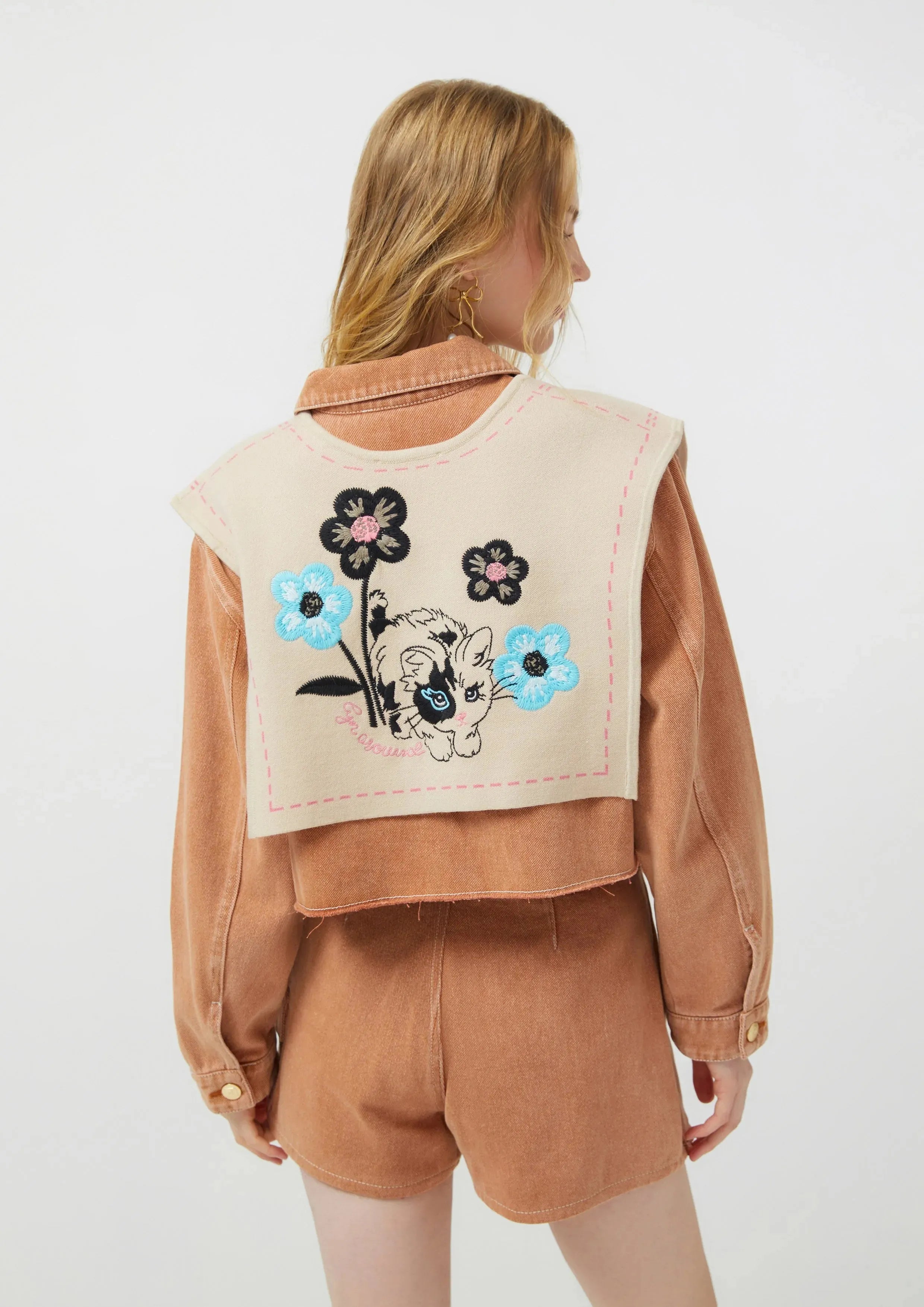 Embroidered Vest Scarf Lost In Museum Collection