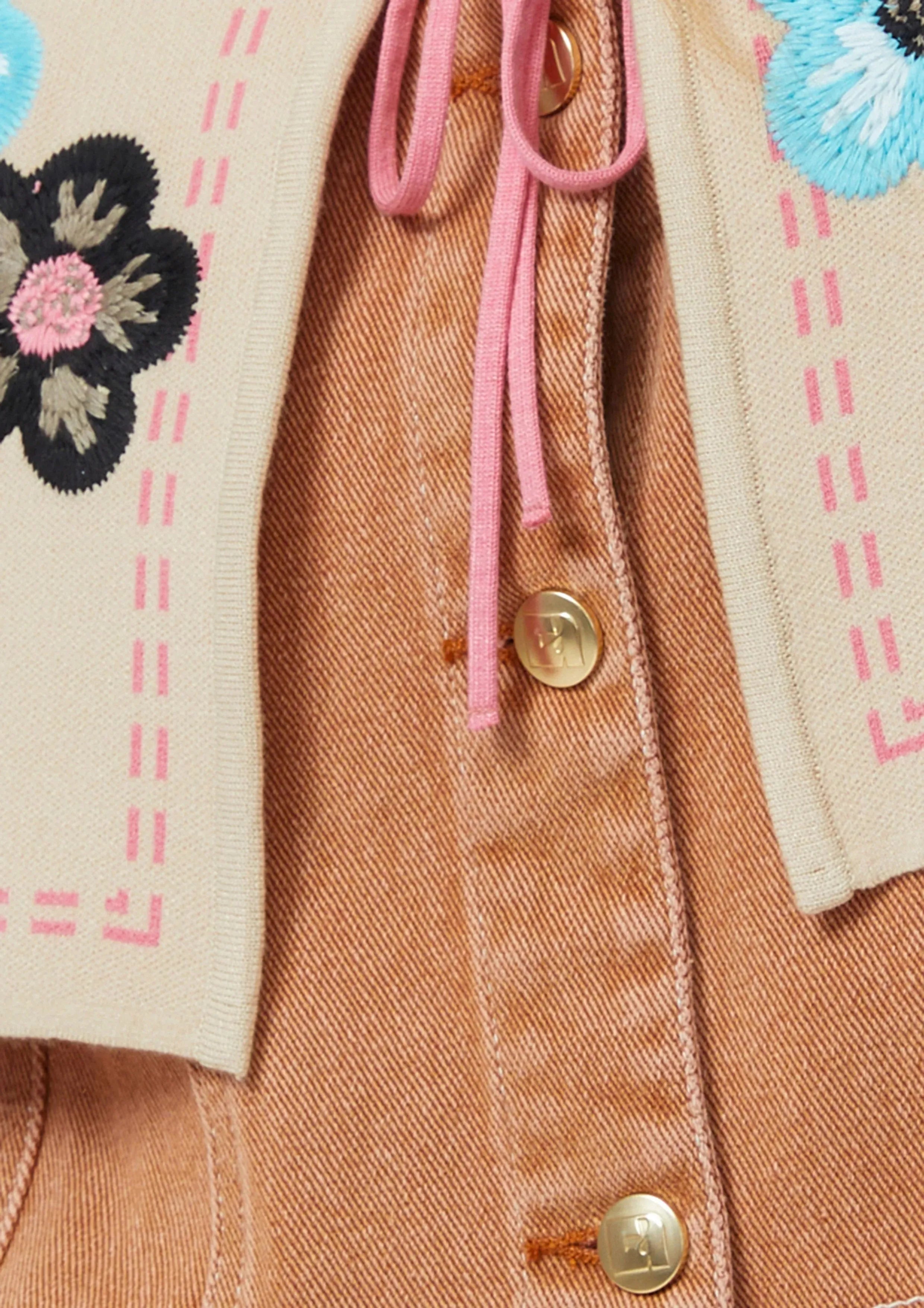 Embroidered Vest Scarf Lost In Museum Collection