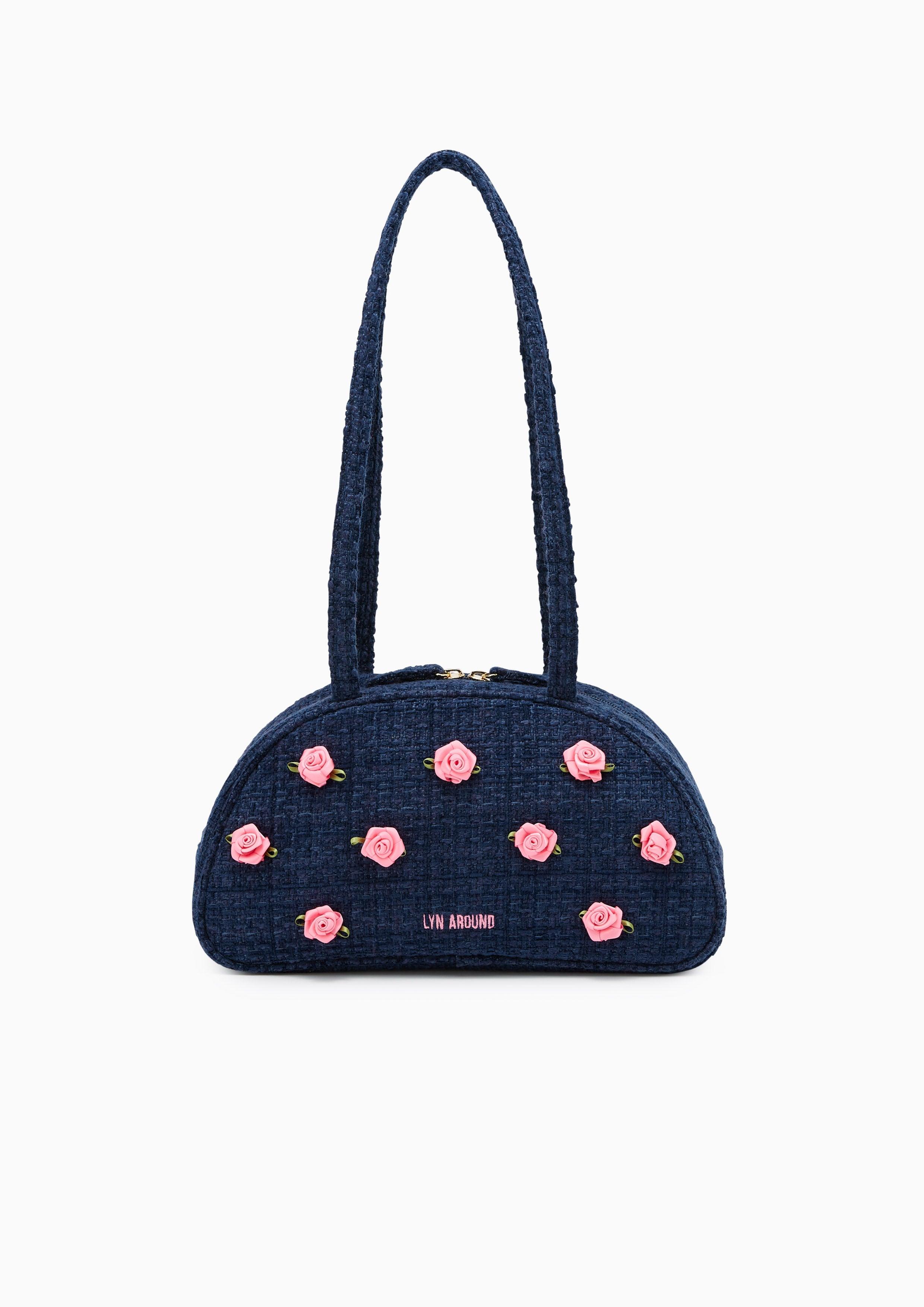 Gabbrew Shoulder Bag Blue Lyn around