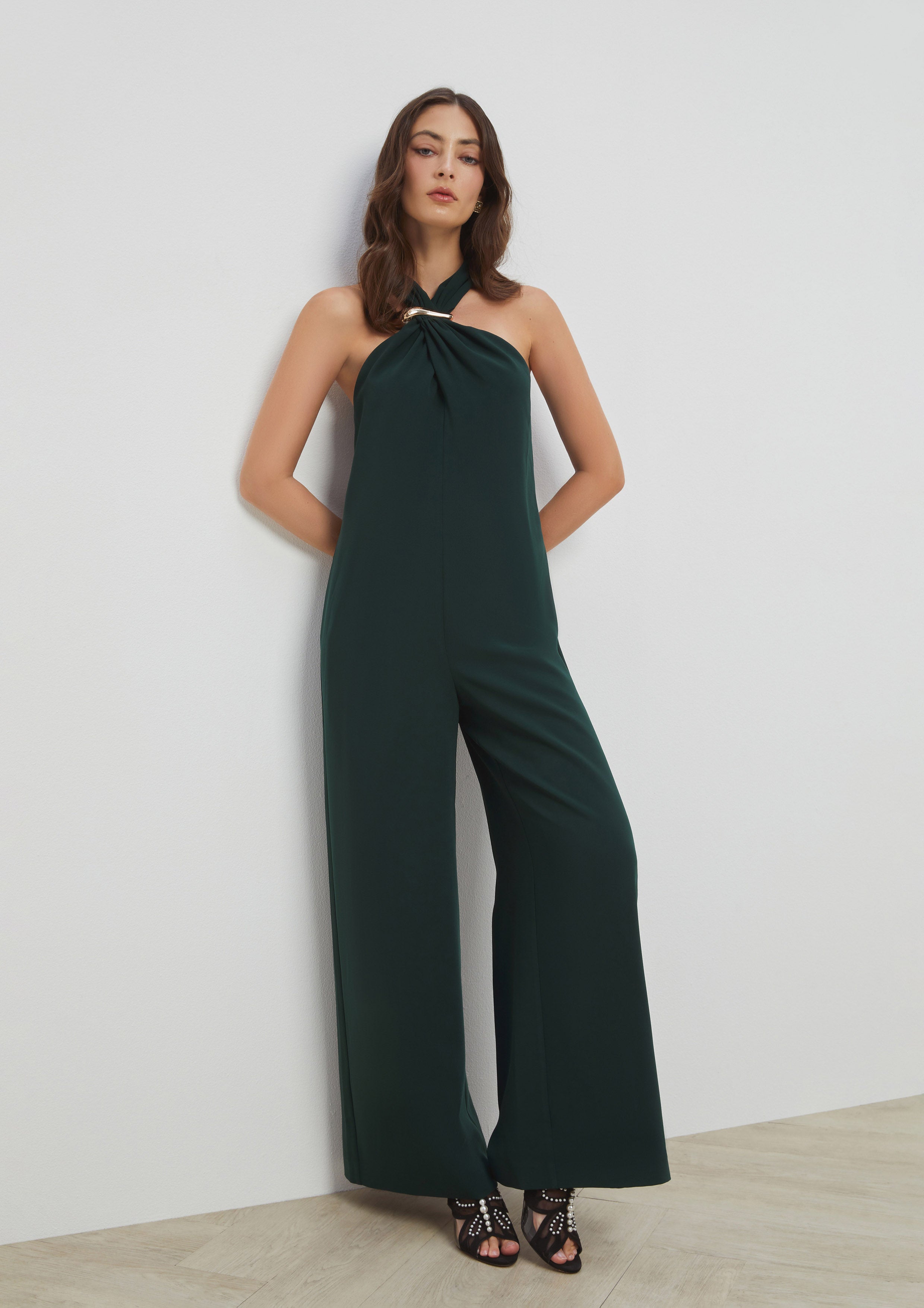 Halter Jumpsuit Gladiator