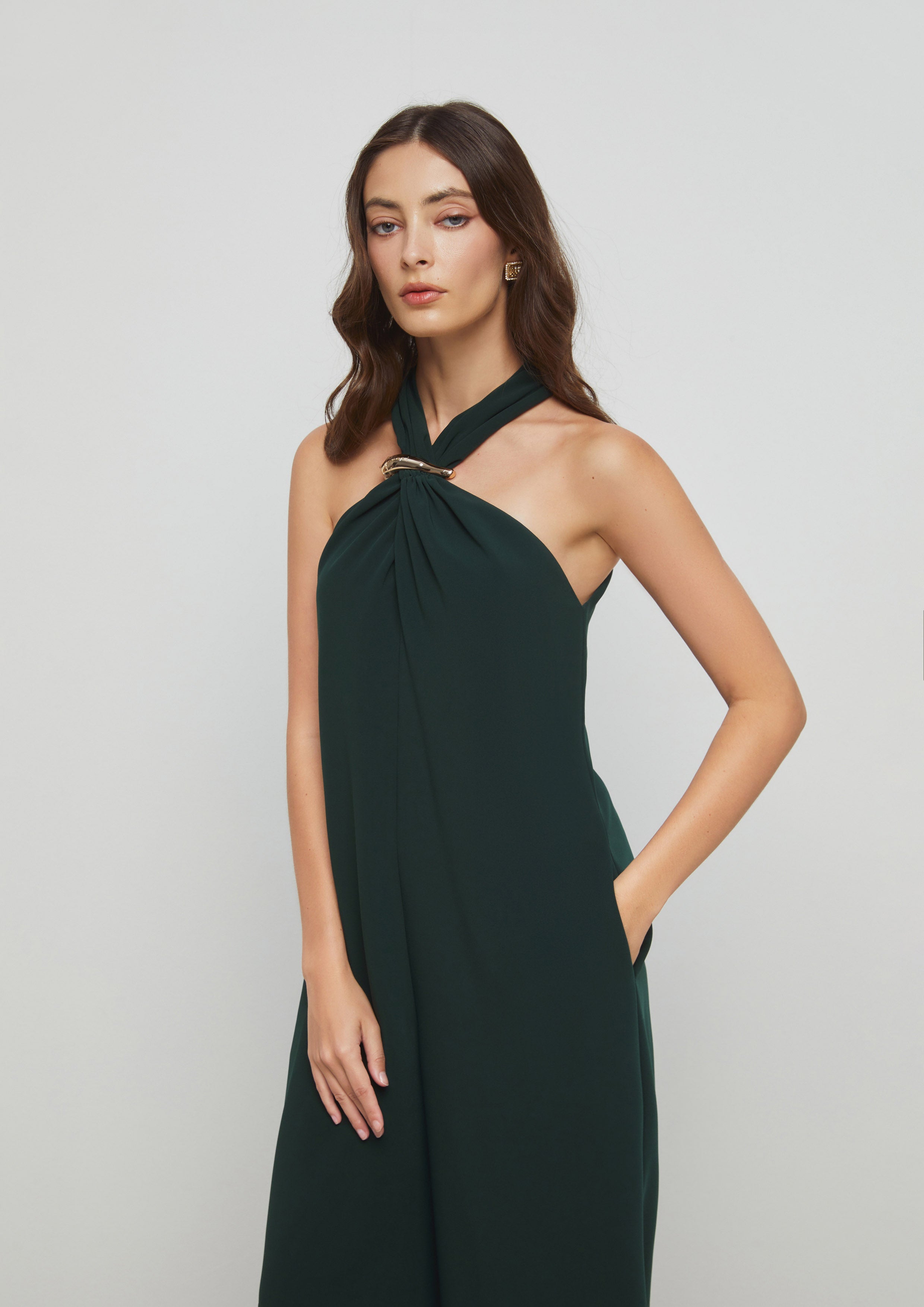 Halter Jumpsuit Gladiator