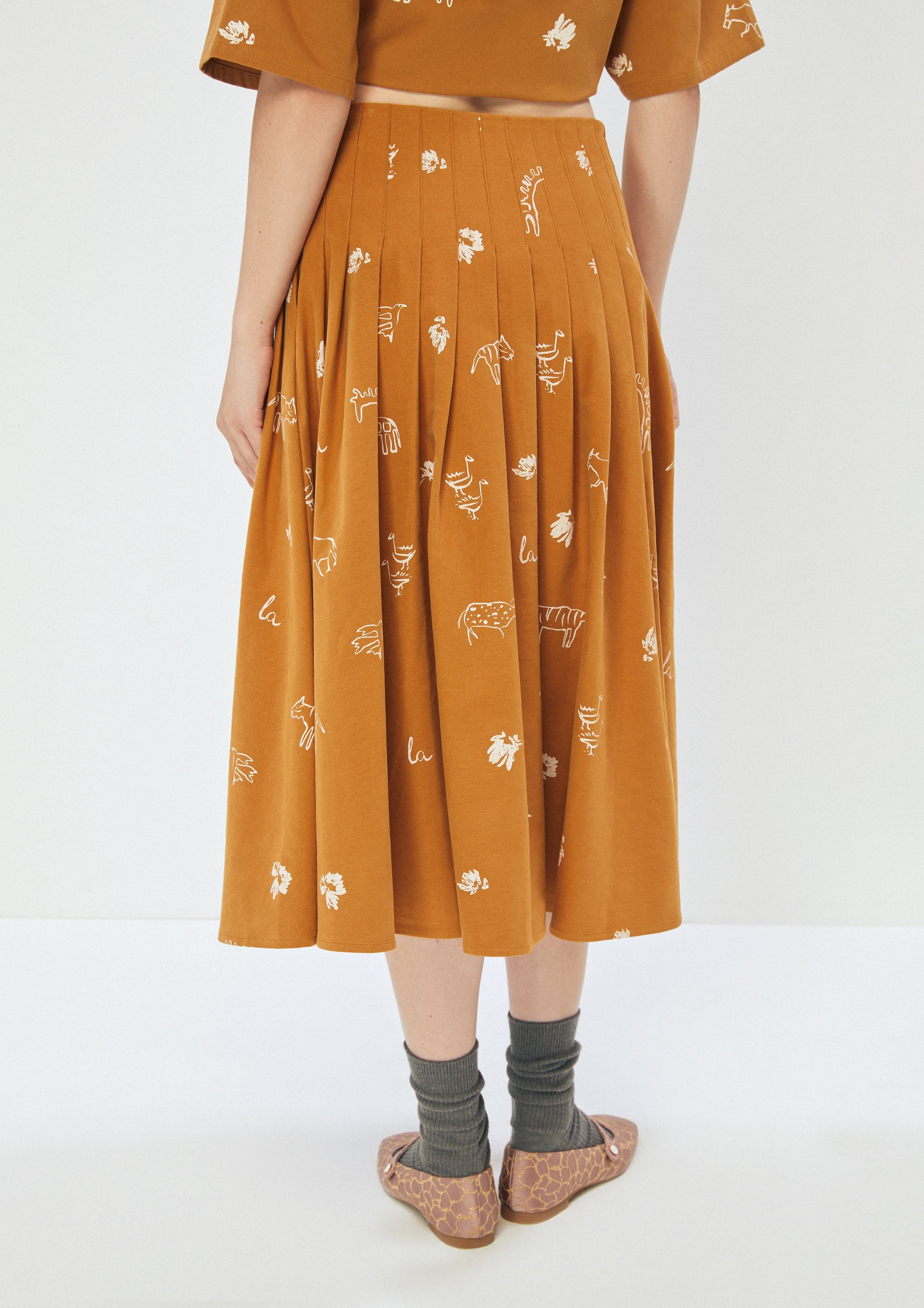 Animal Print Midi Skirt Africa's Finest