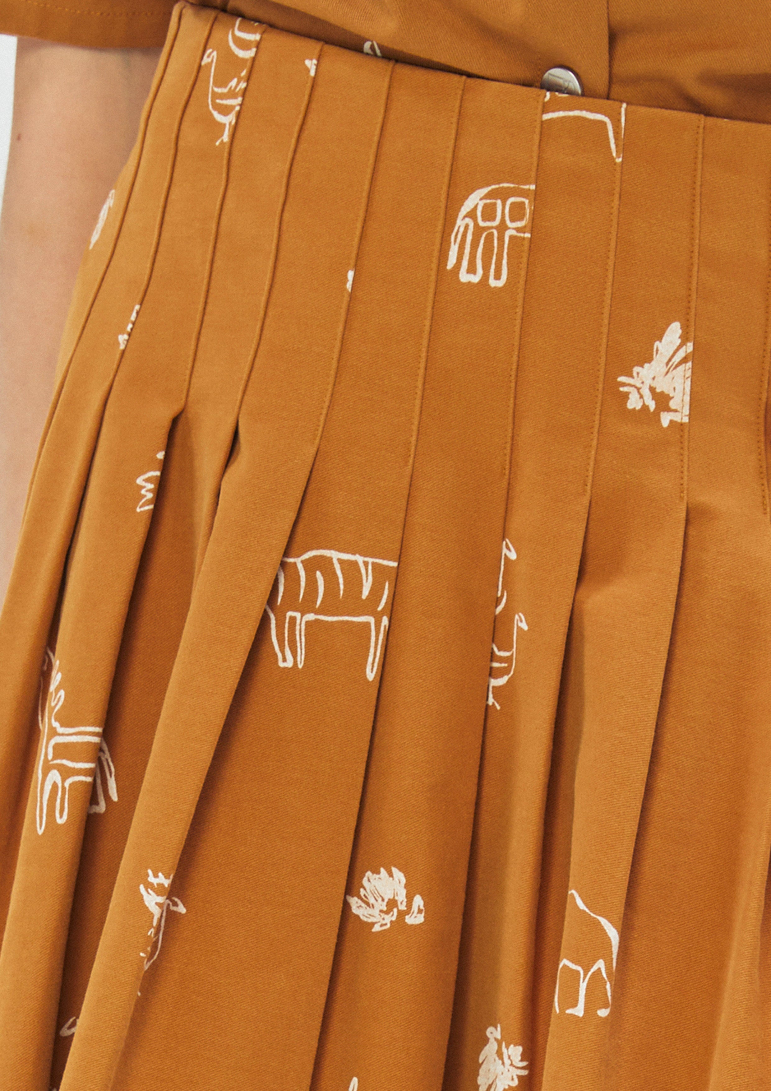 Animal Print Midi Skirt Africa's Finest