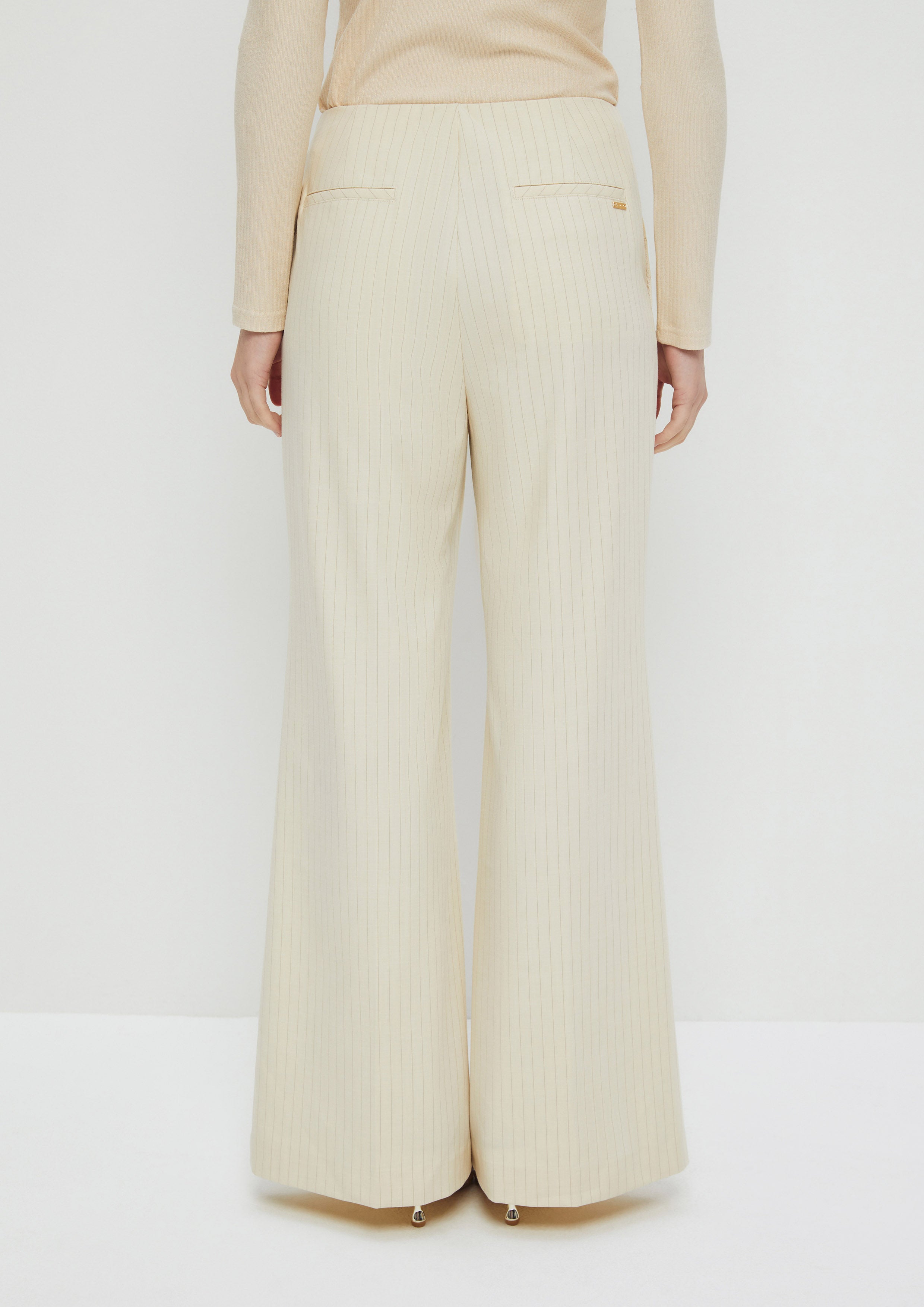 Stripe Wide Legs Pants Enchanted Forest