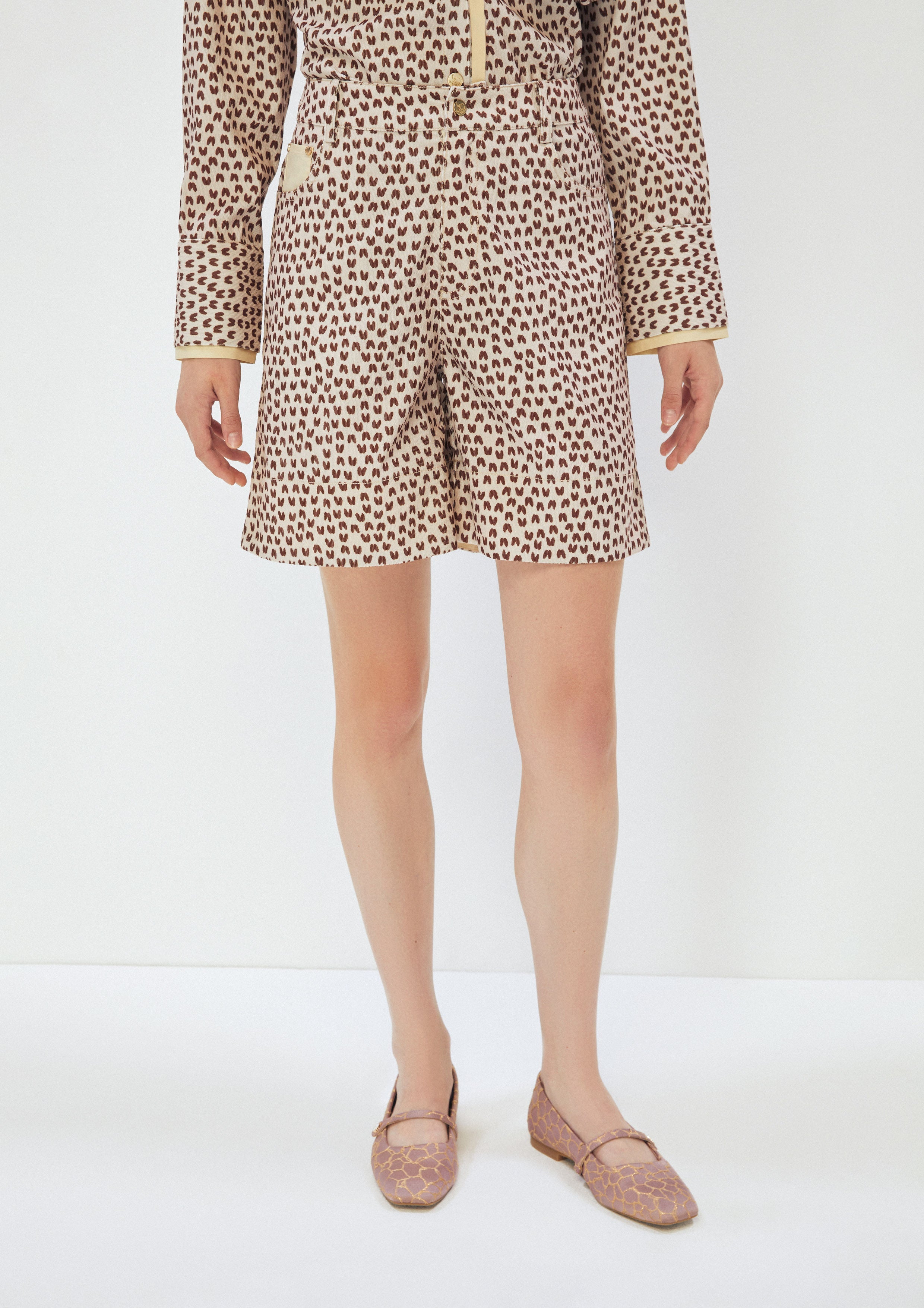 Safari Print Shorts Comfy Spots