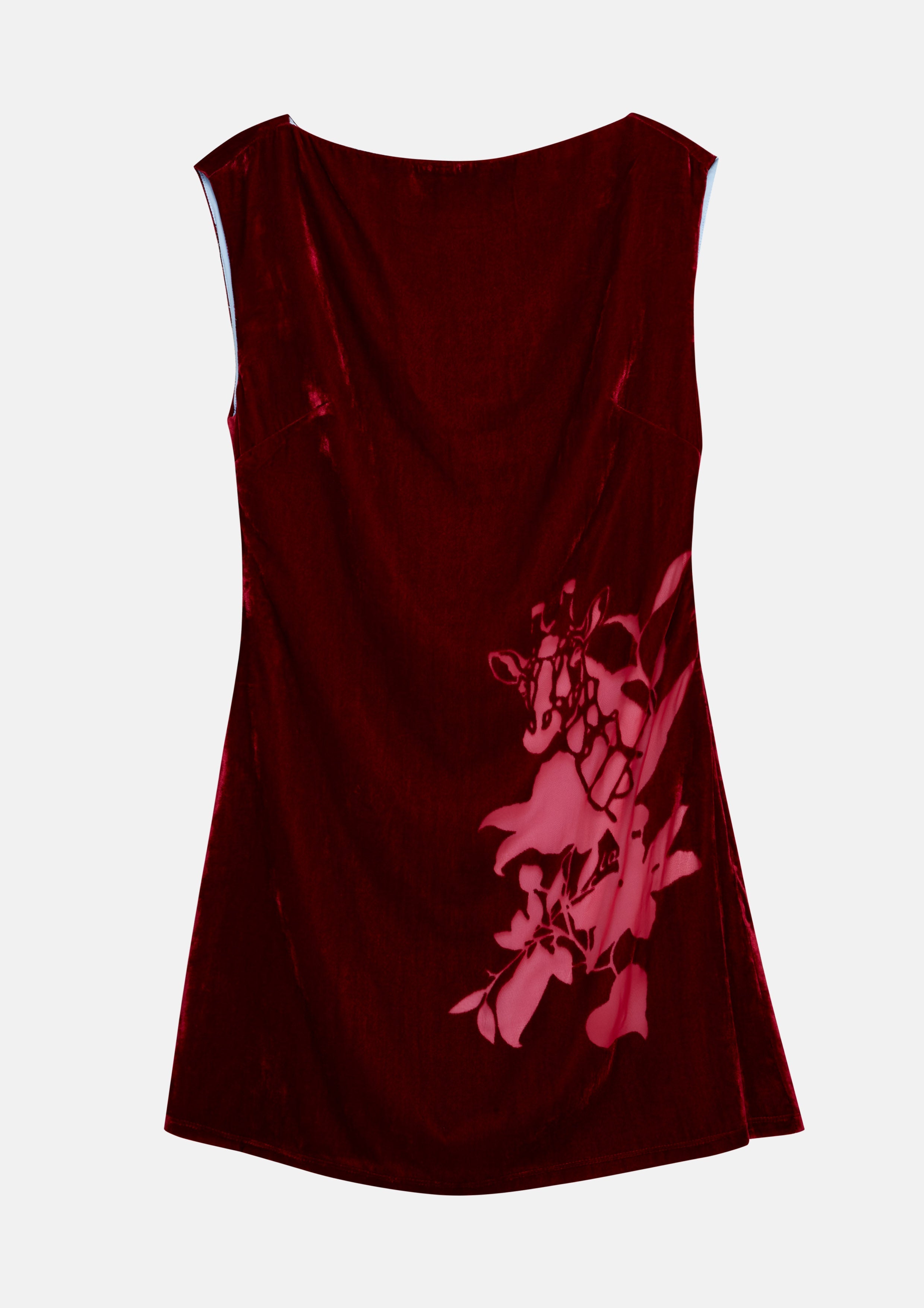 Velvet Mini Dress Drowning In Love
