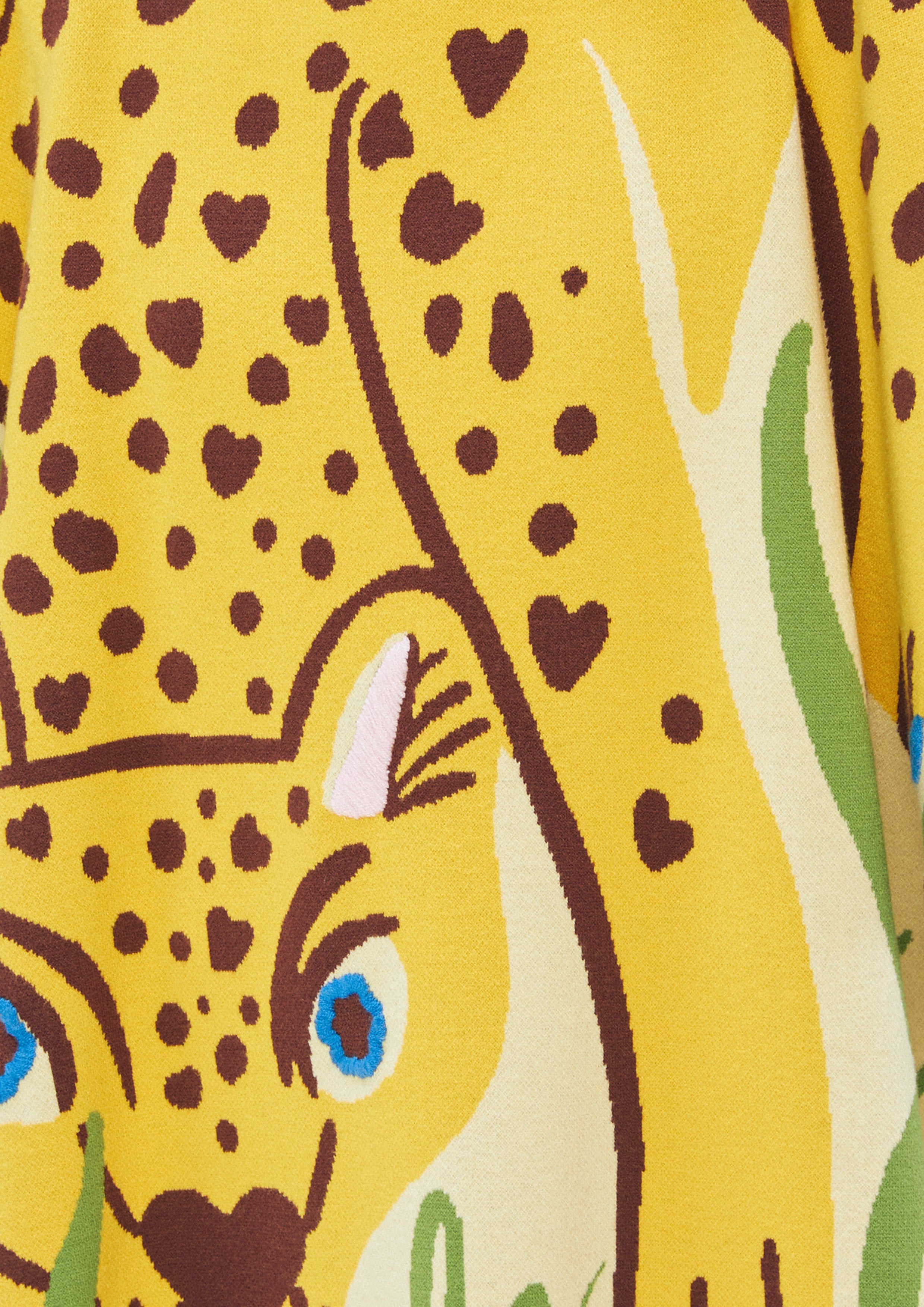 Leopard Graphic Knit Vest