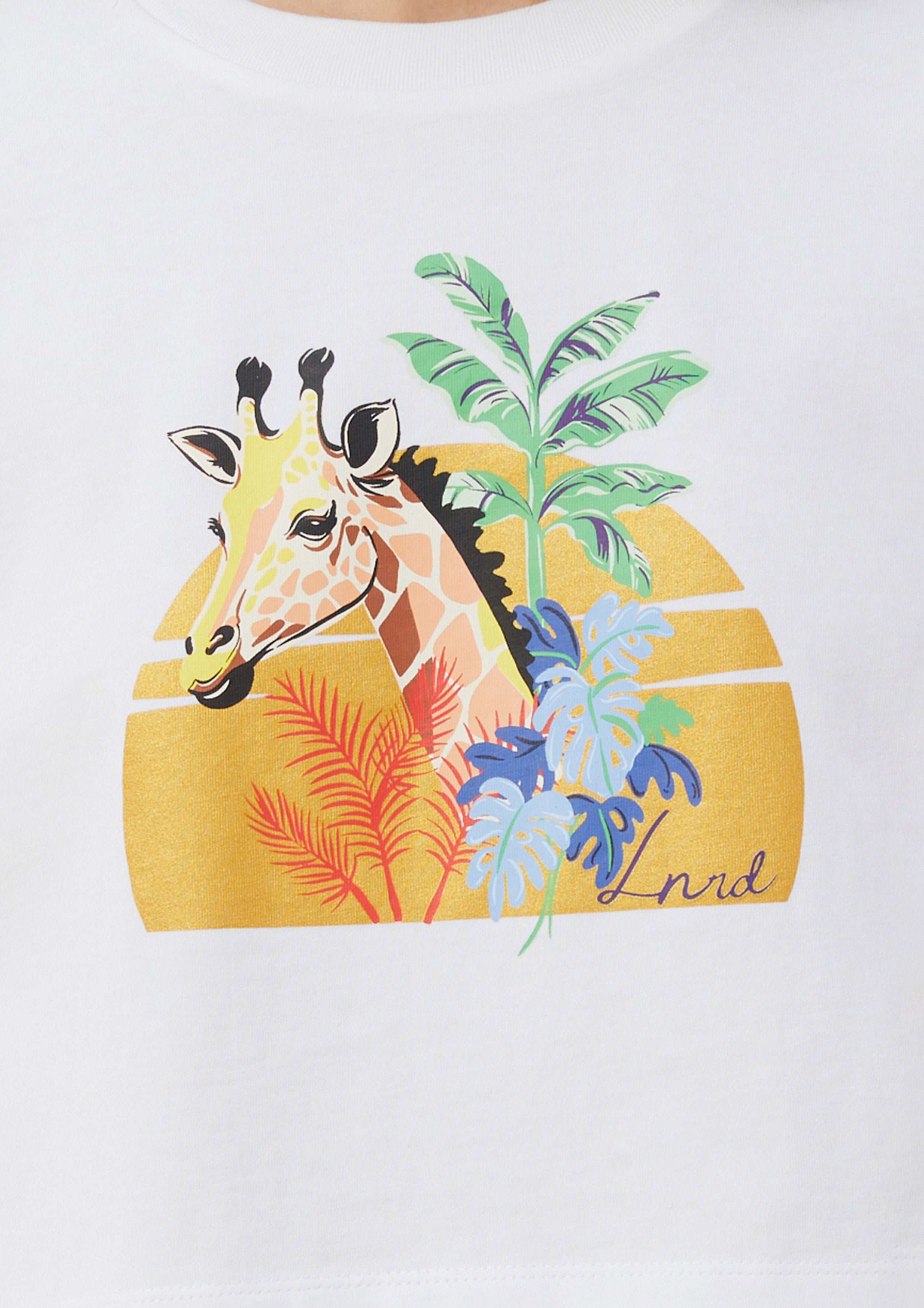 เสื้อครอป ลายยีราฟ