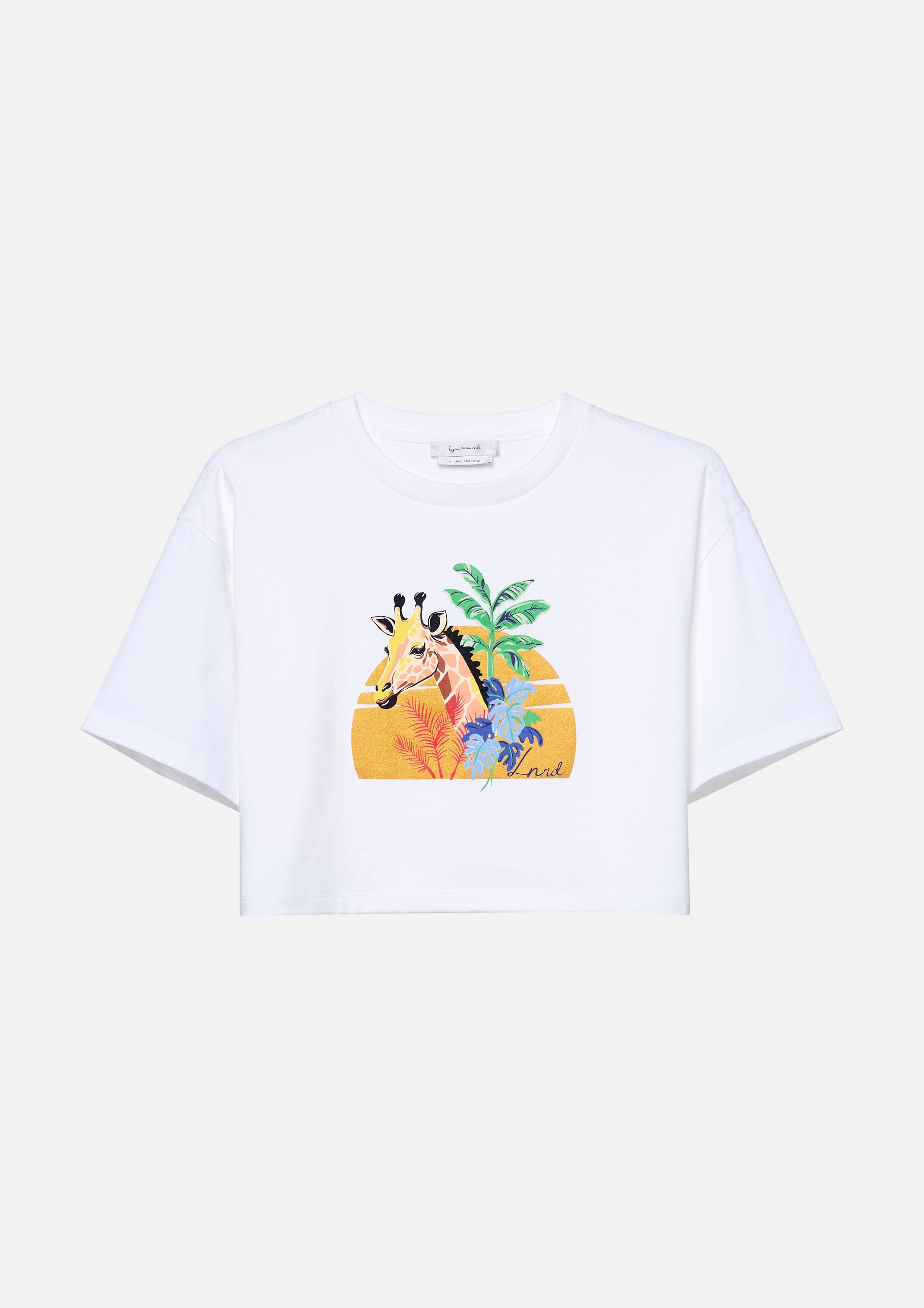 เสื้อครอป ลายยีราฟ