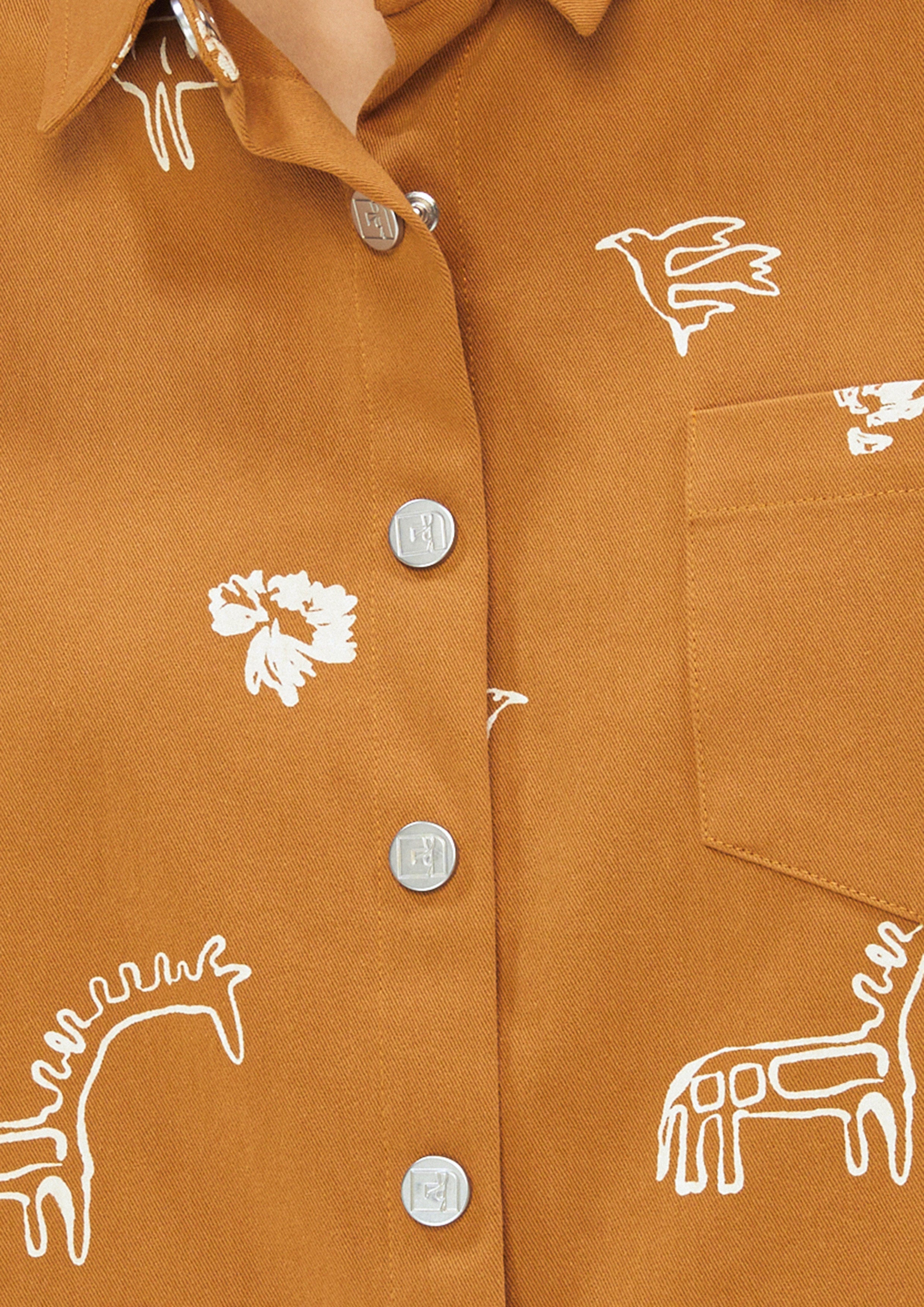 Animal Print Short Sleeve Shirt Africa's Finest