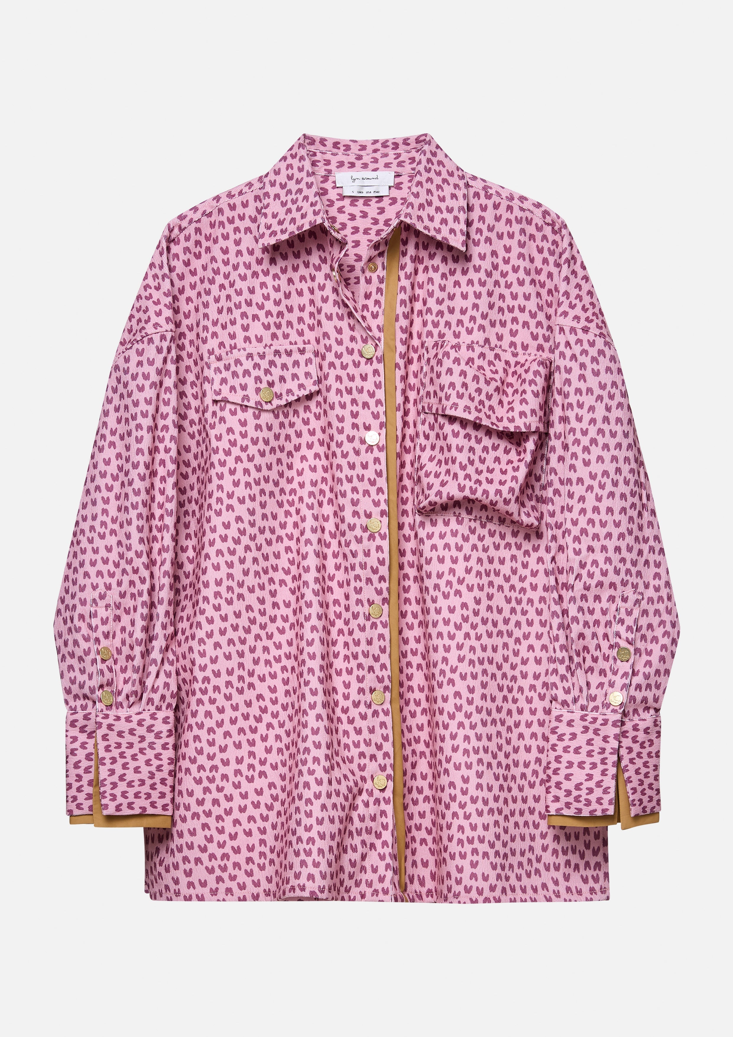 เสื้อเชิ้ตแขนยาวพิมพ์ลาย คอลเลกชัน Comfy Spots