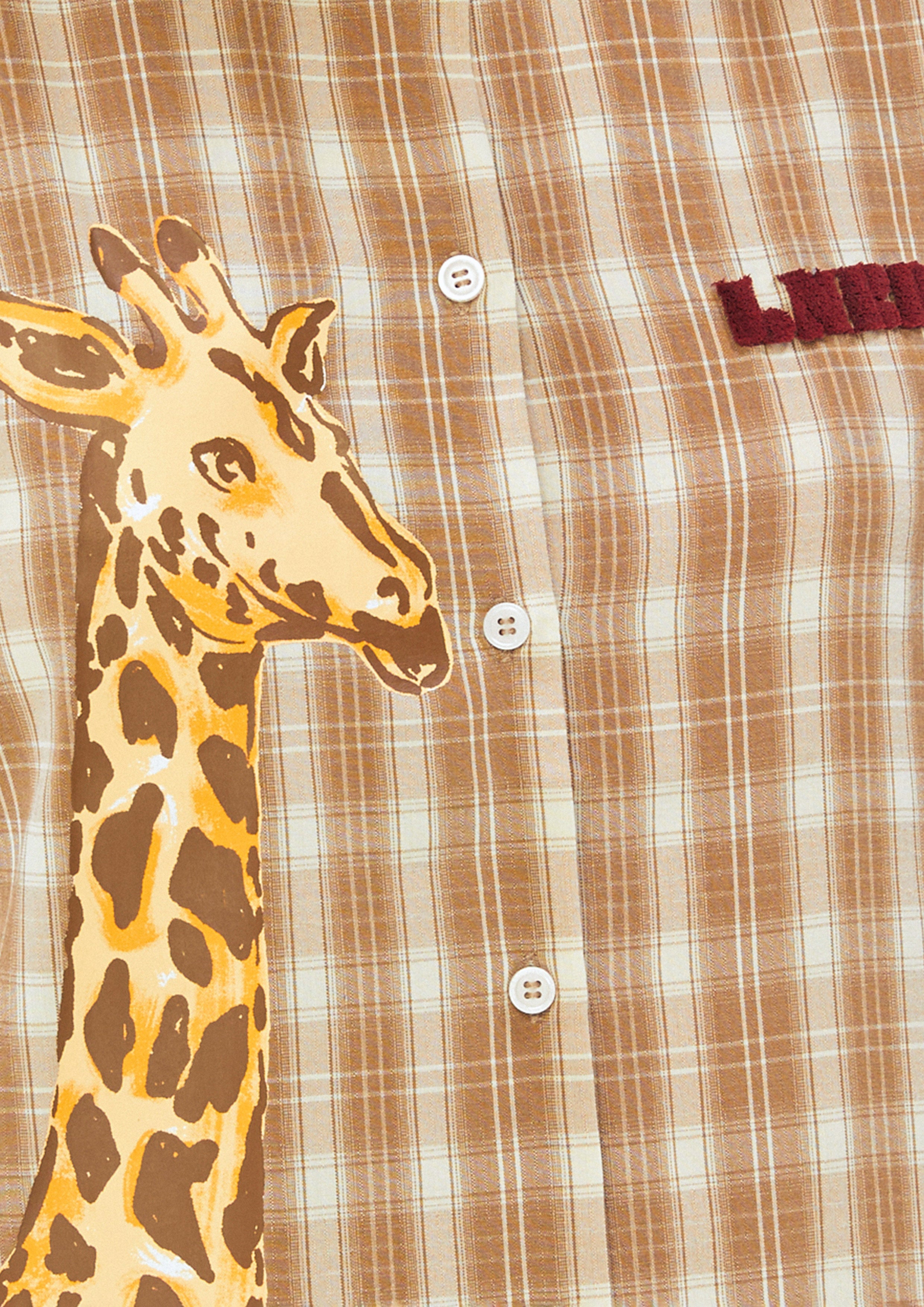 Plaid Animal Print Dress Africa's Finest