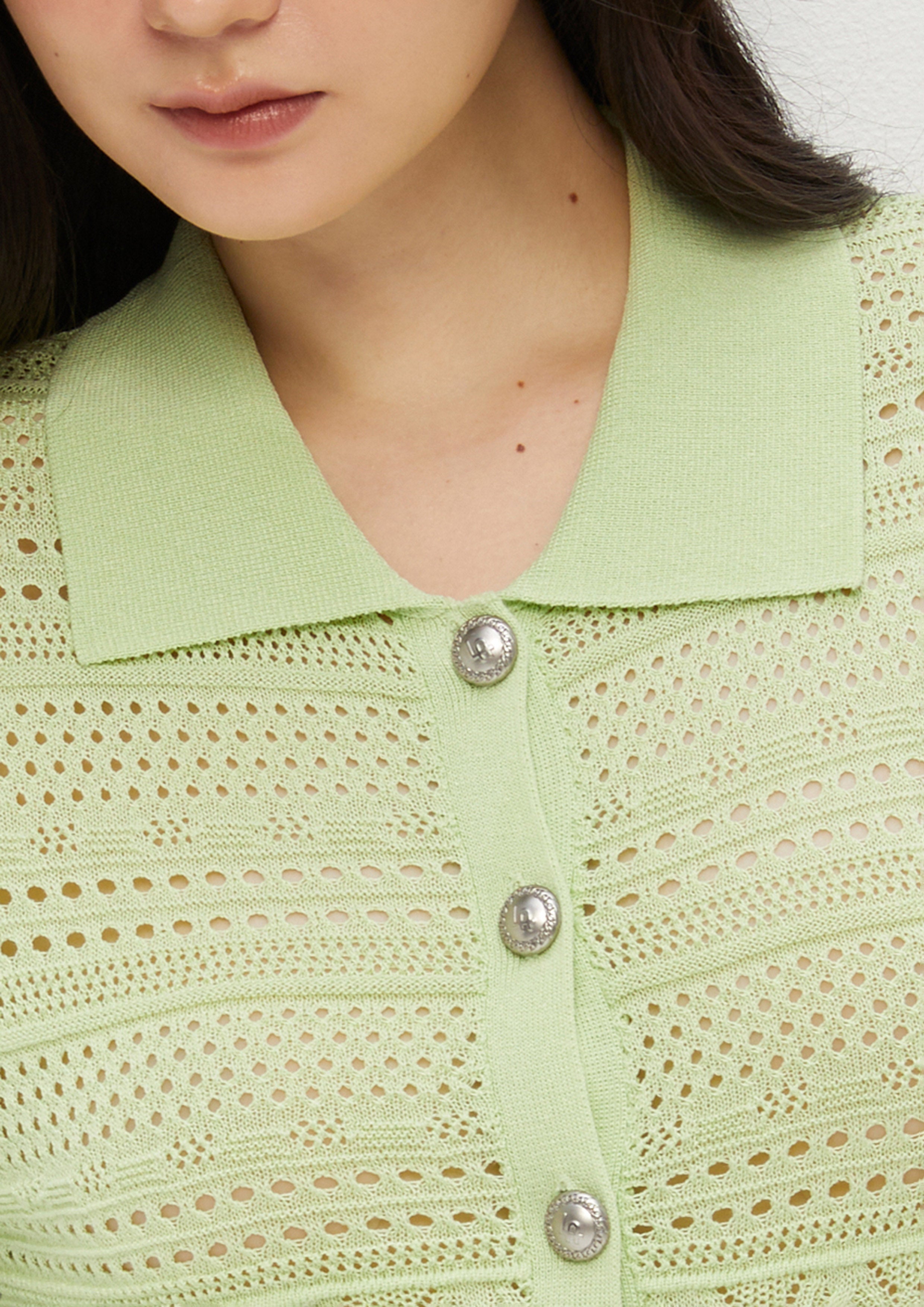 Knitted Short Sleeve Shirt Don't Call It Cute
