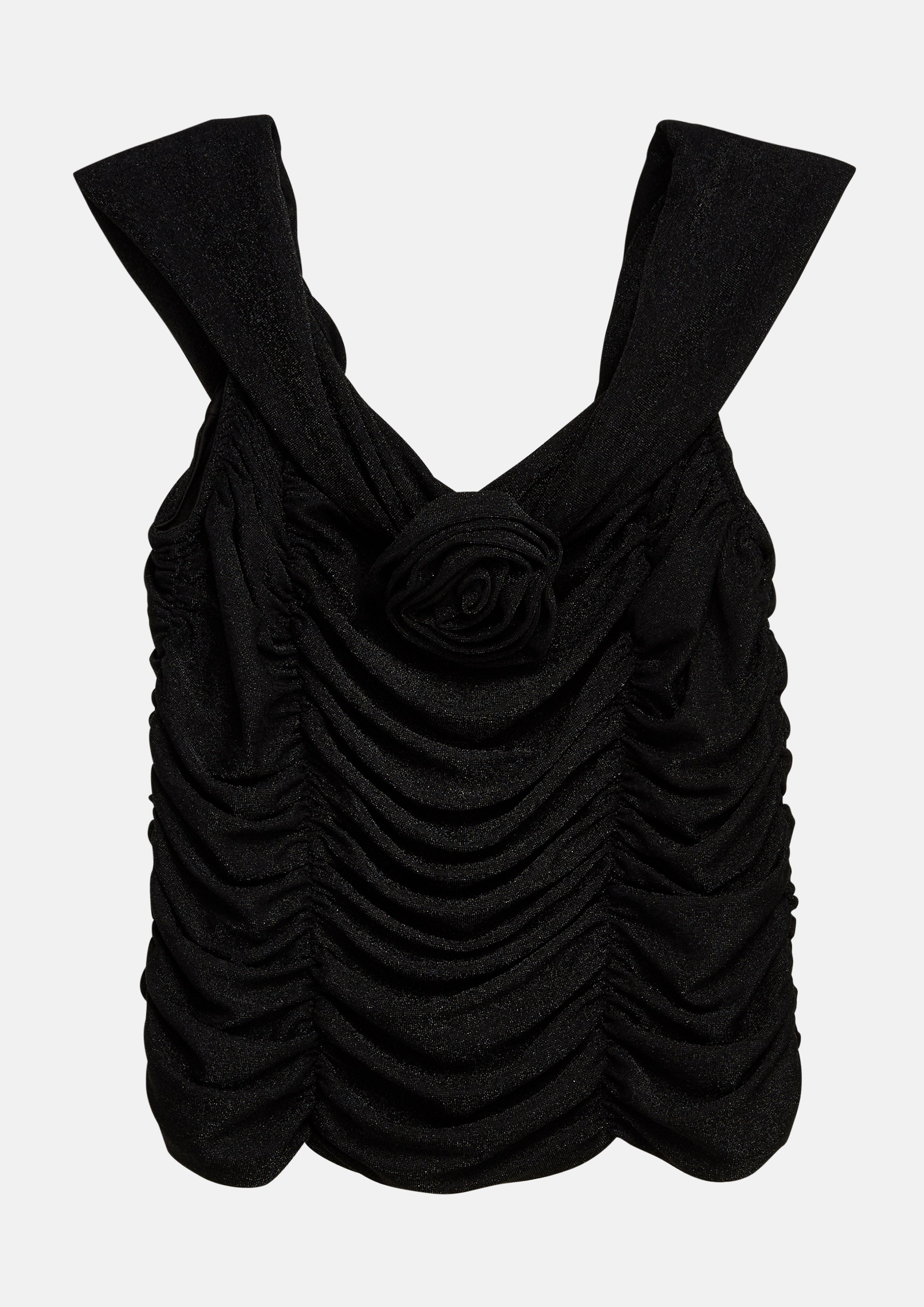 Glittering Ruched Top Gladiator