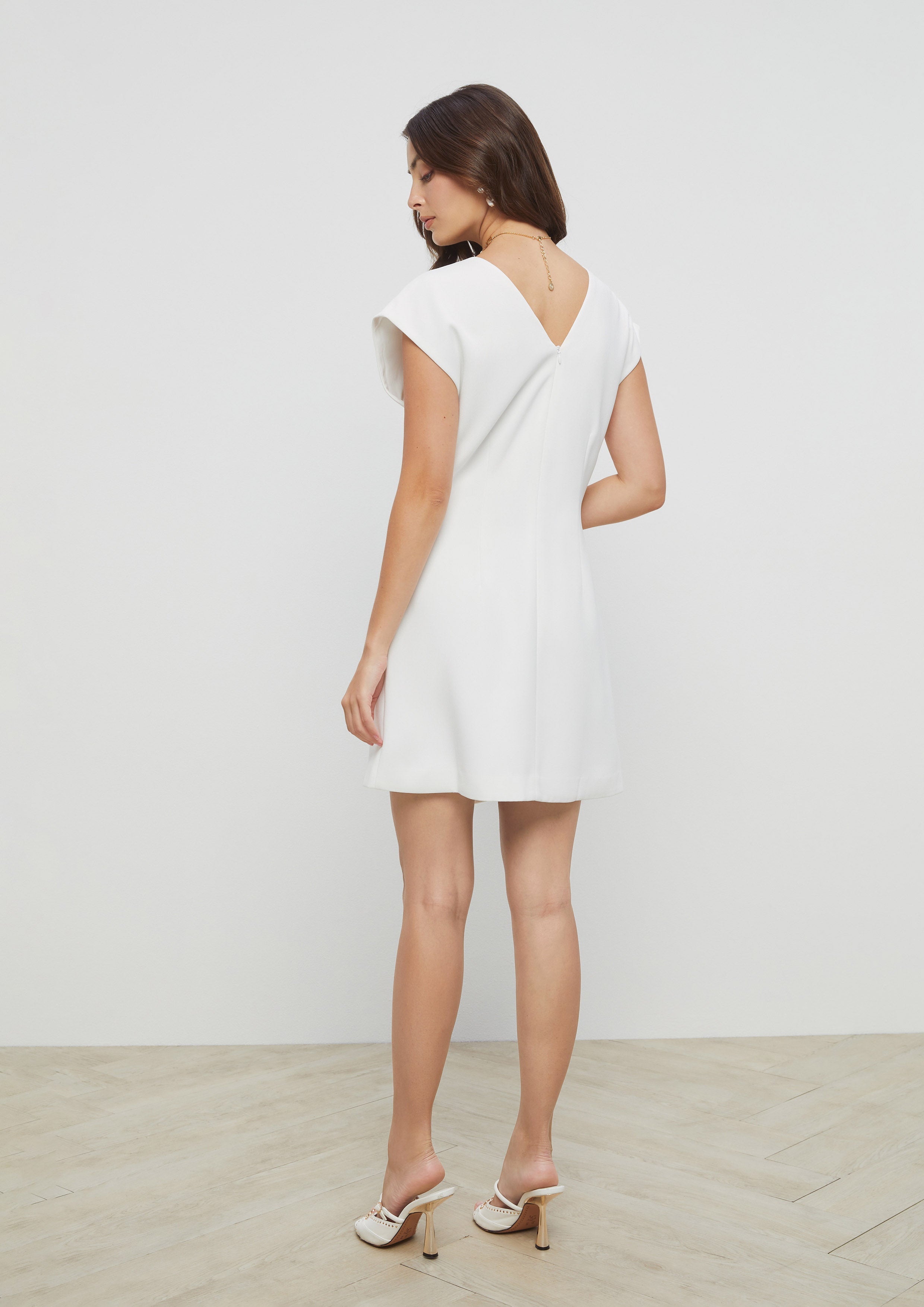 Sleeveless Wrap Mini Dress Echo