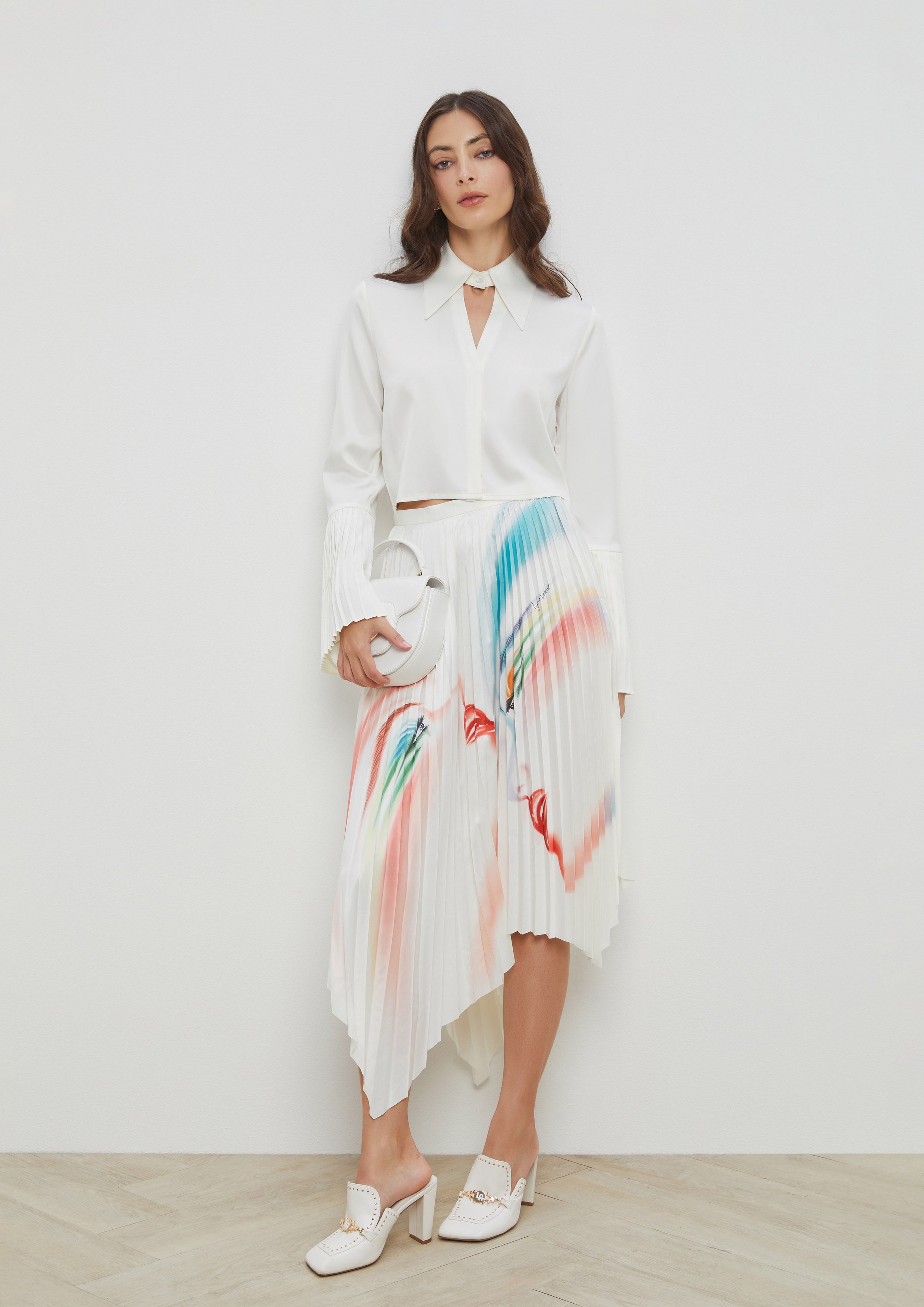 Flare Cuff Sleeve Top Echo