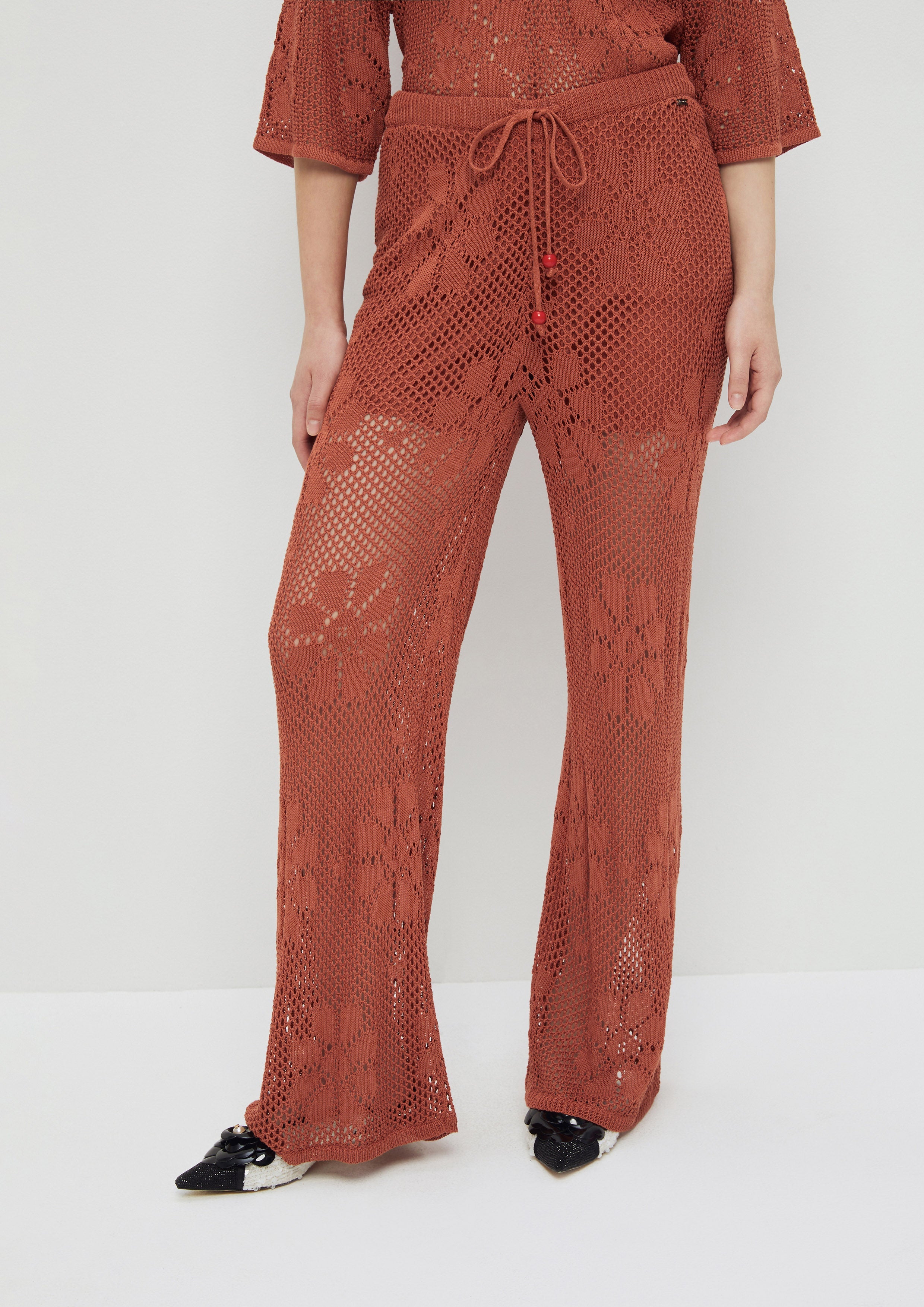 Floral Mesh Pants Whisper of The Song Birds