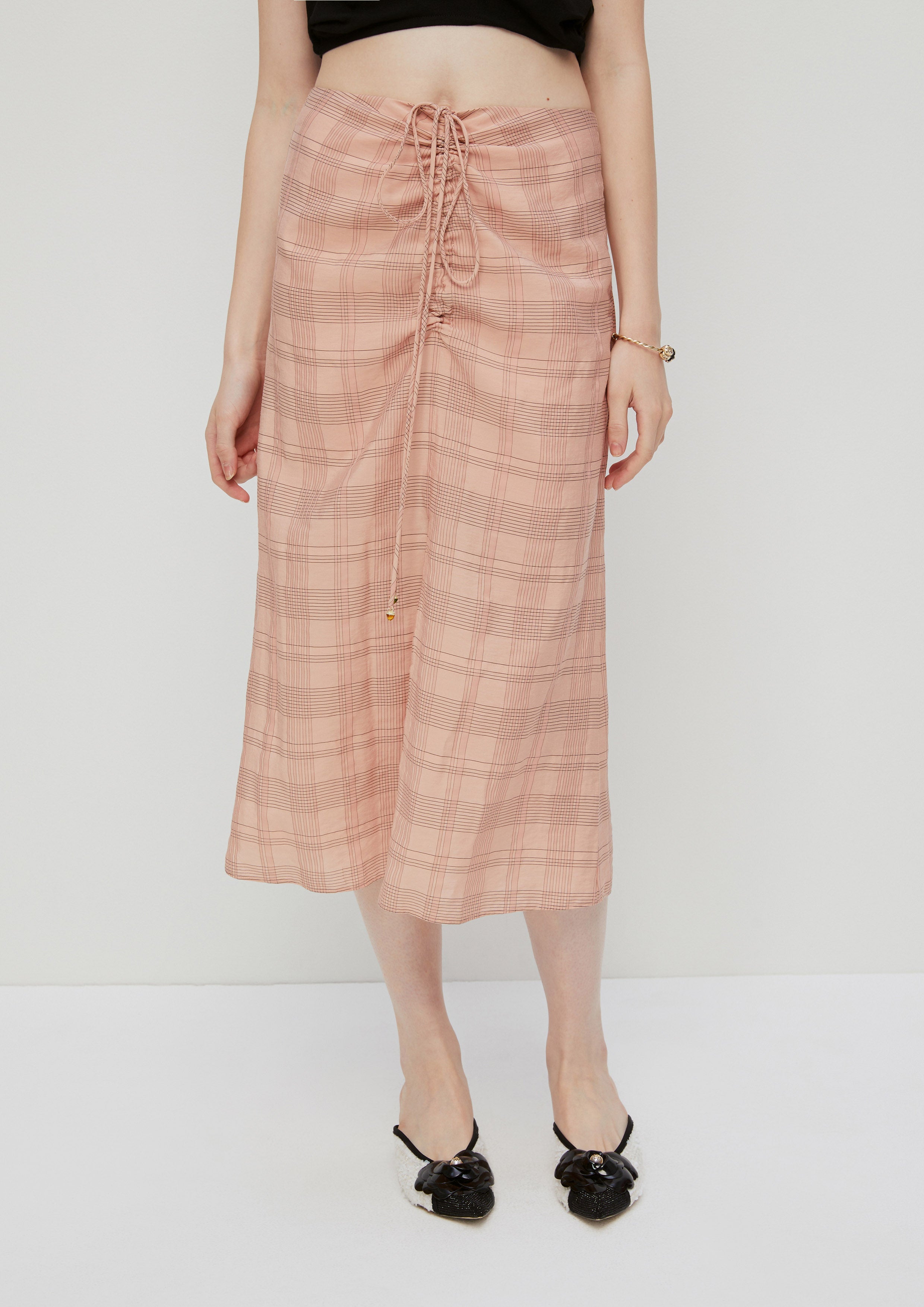Checkered Mini Skirt Woodland Wonderlust