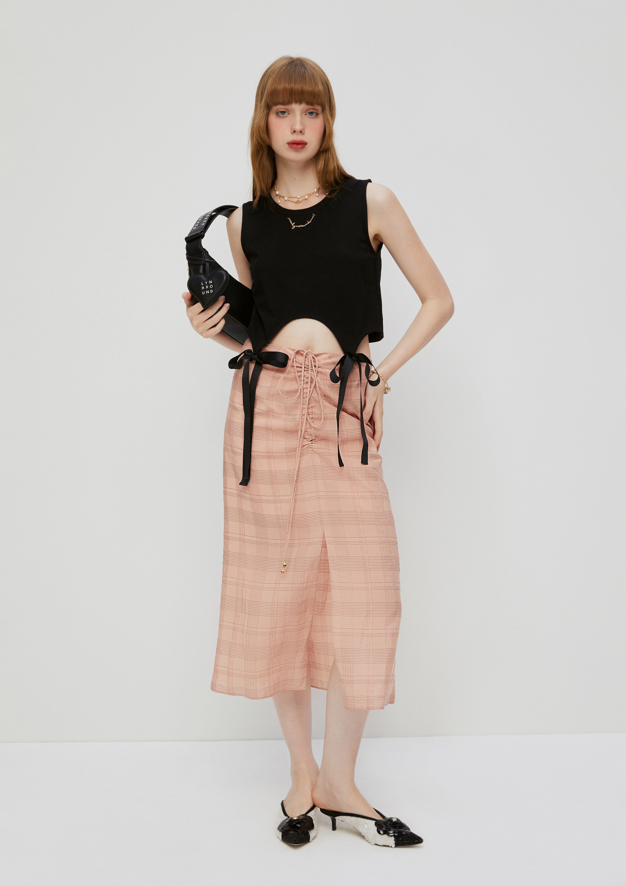 Checkered Mini Skirt Woodland Wonderlust