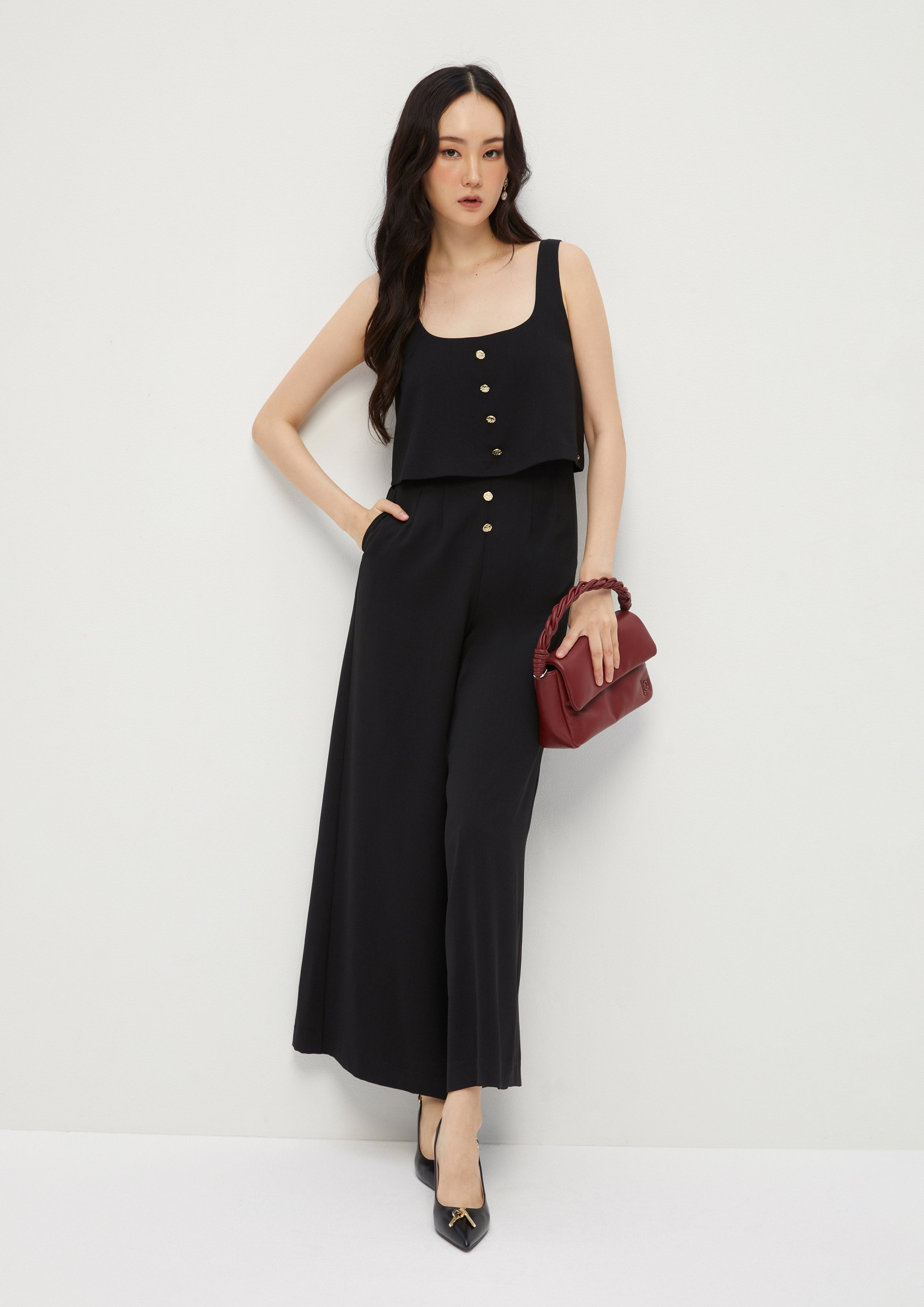 Strap Jumpsuit The Eyes of Jungle