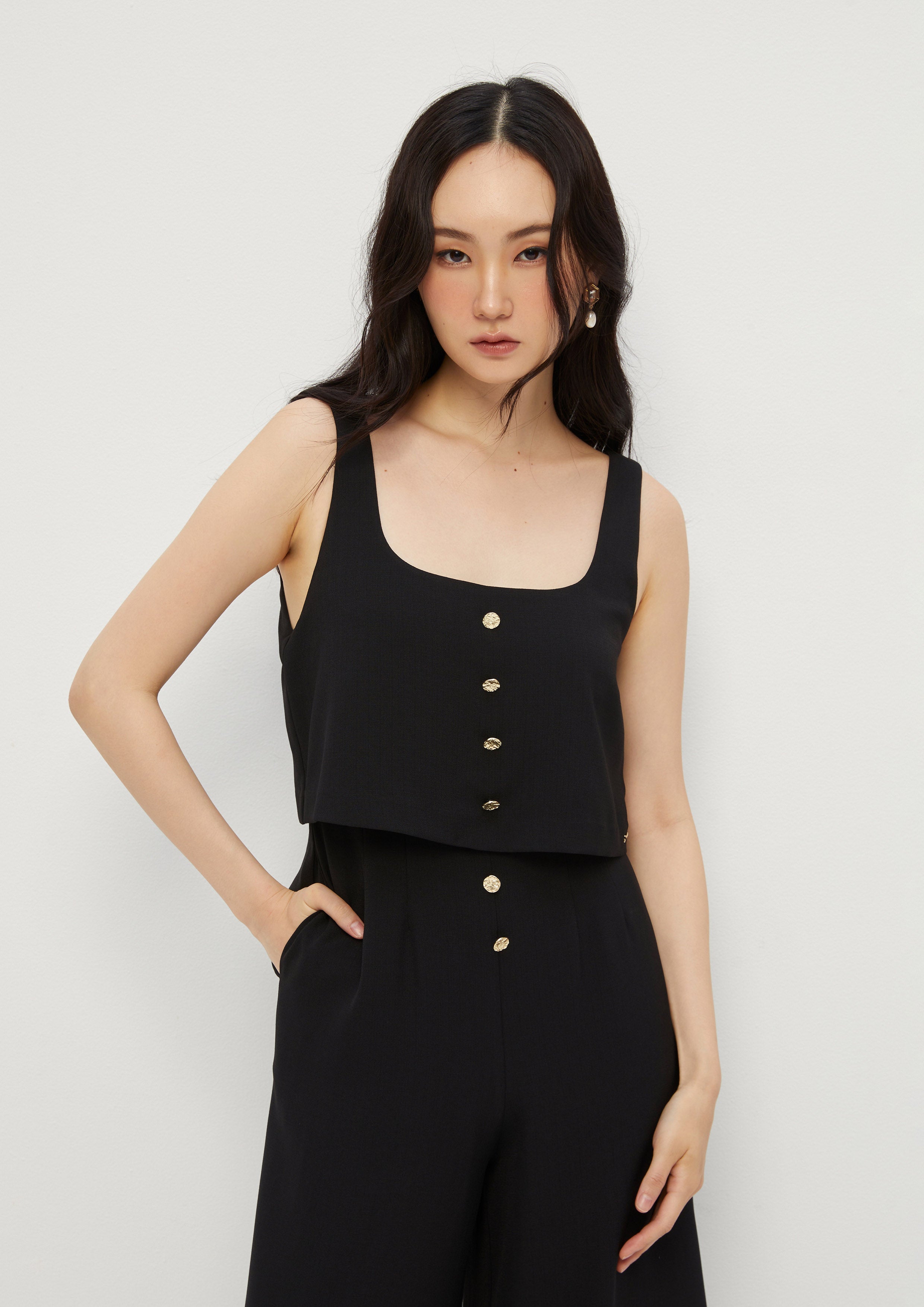 Strap Jumpsuit The Eyes of Jungle