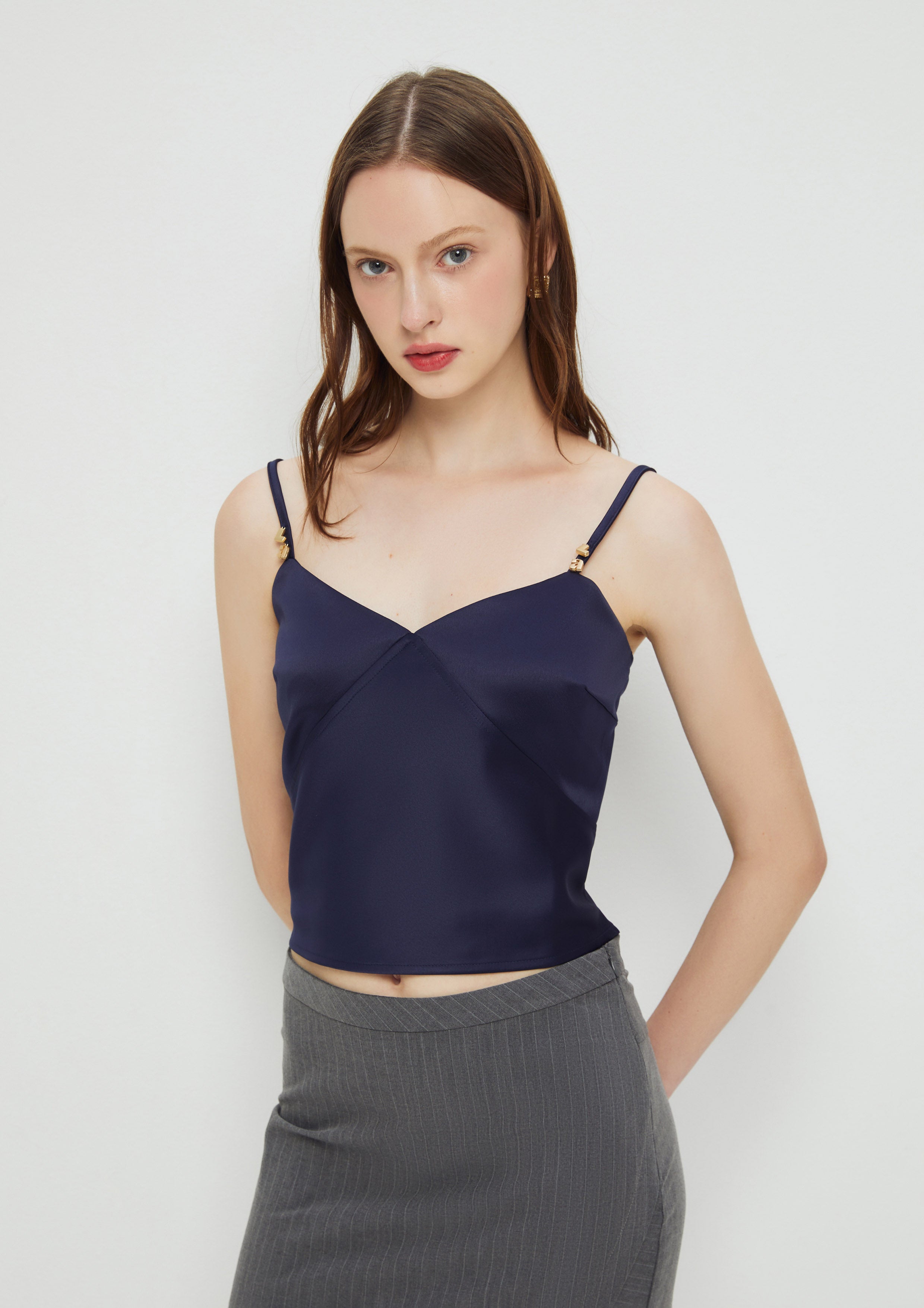 Satin Camisole Top King Shere Khan
