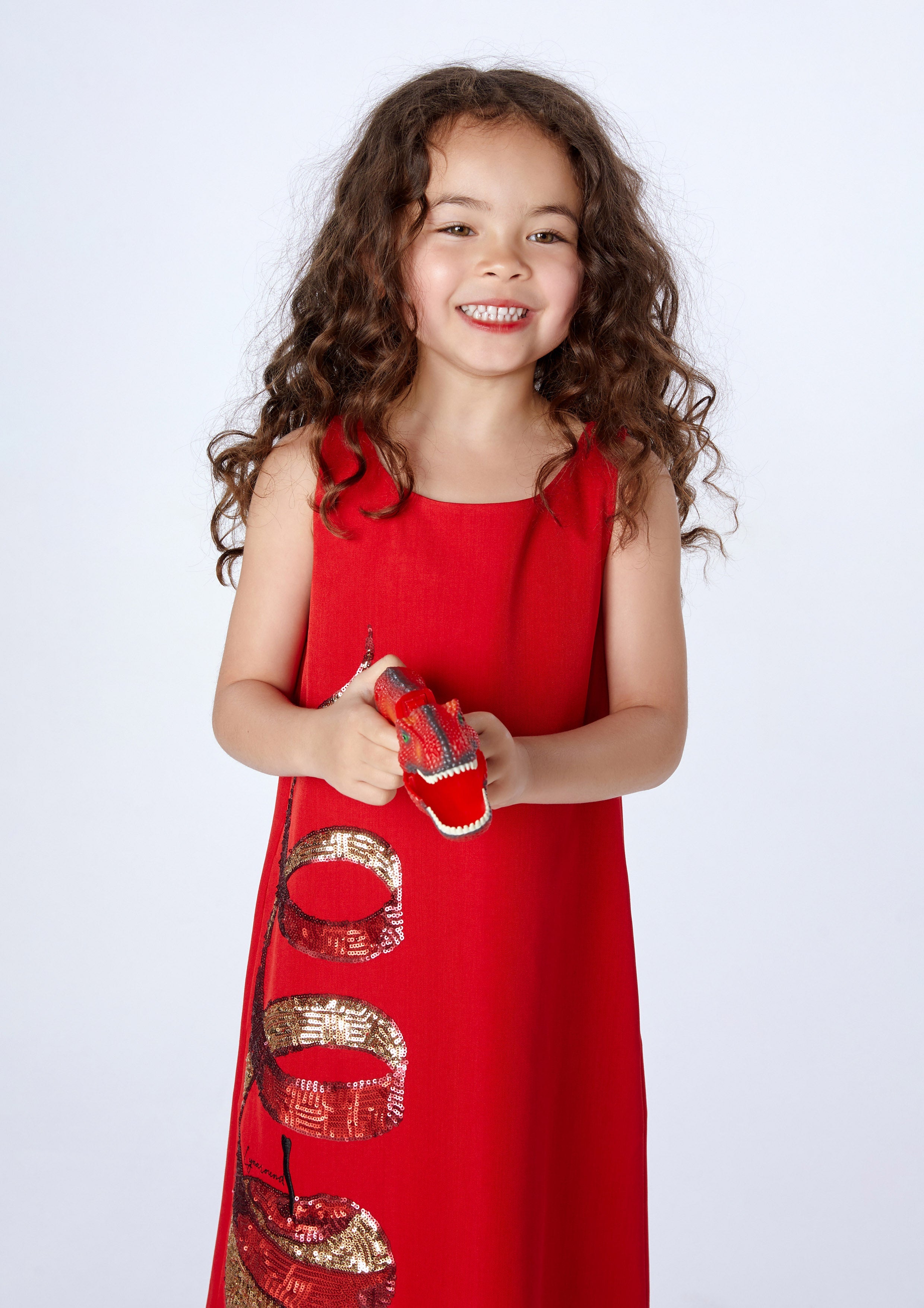 Sequin Apple Dress For Mini Girl Adam's Lust