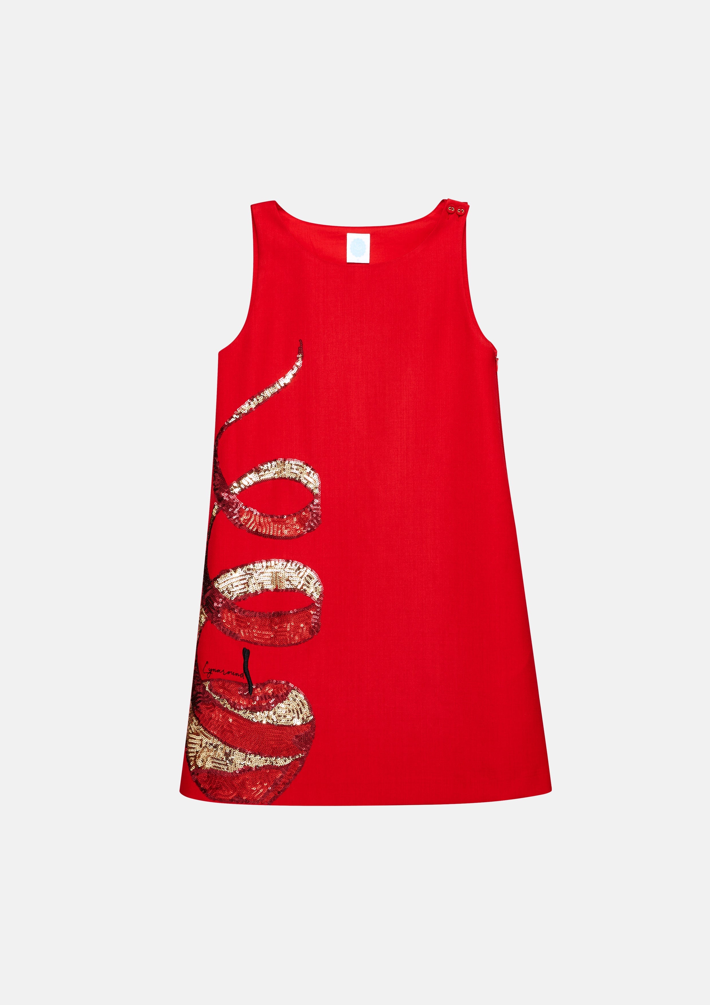 Sequin Apple Dress For Mini Girl Adam's Lust