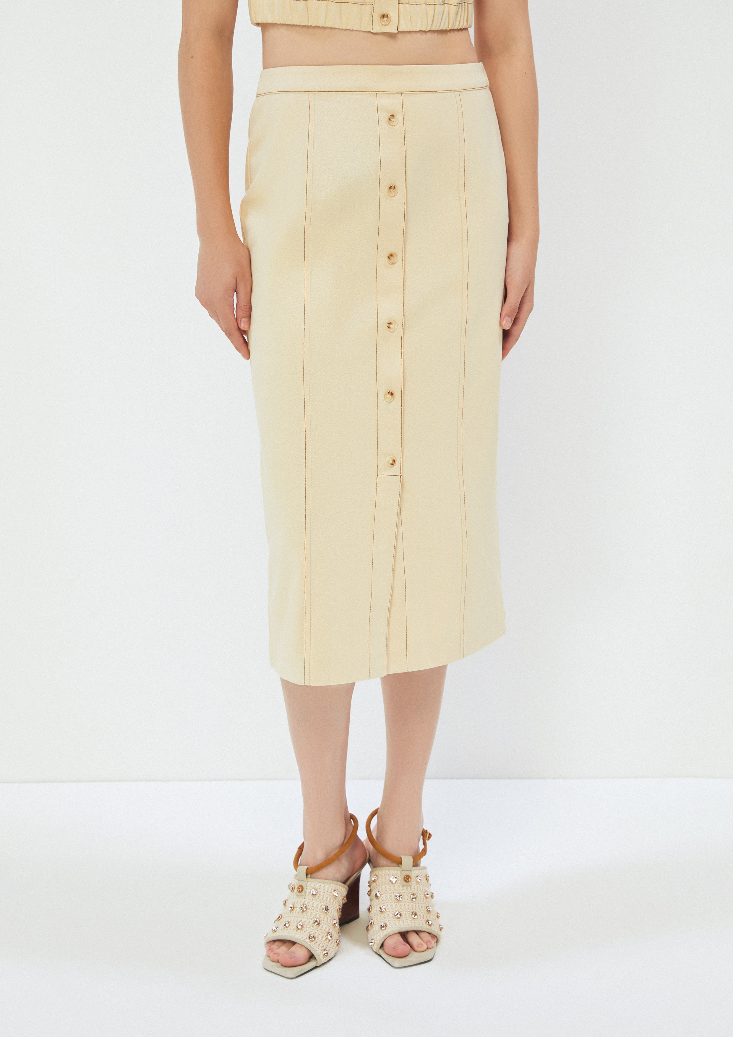 Midi Skirt Safari Vibes