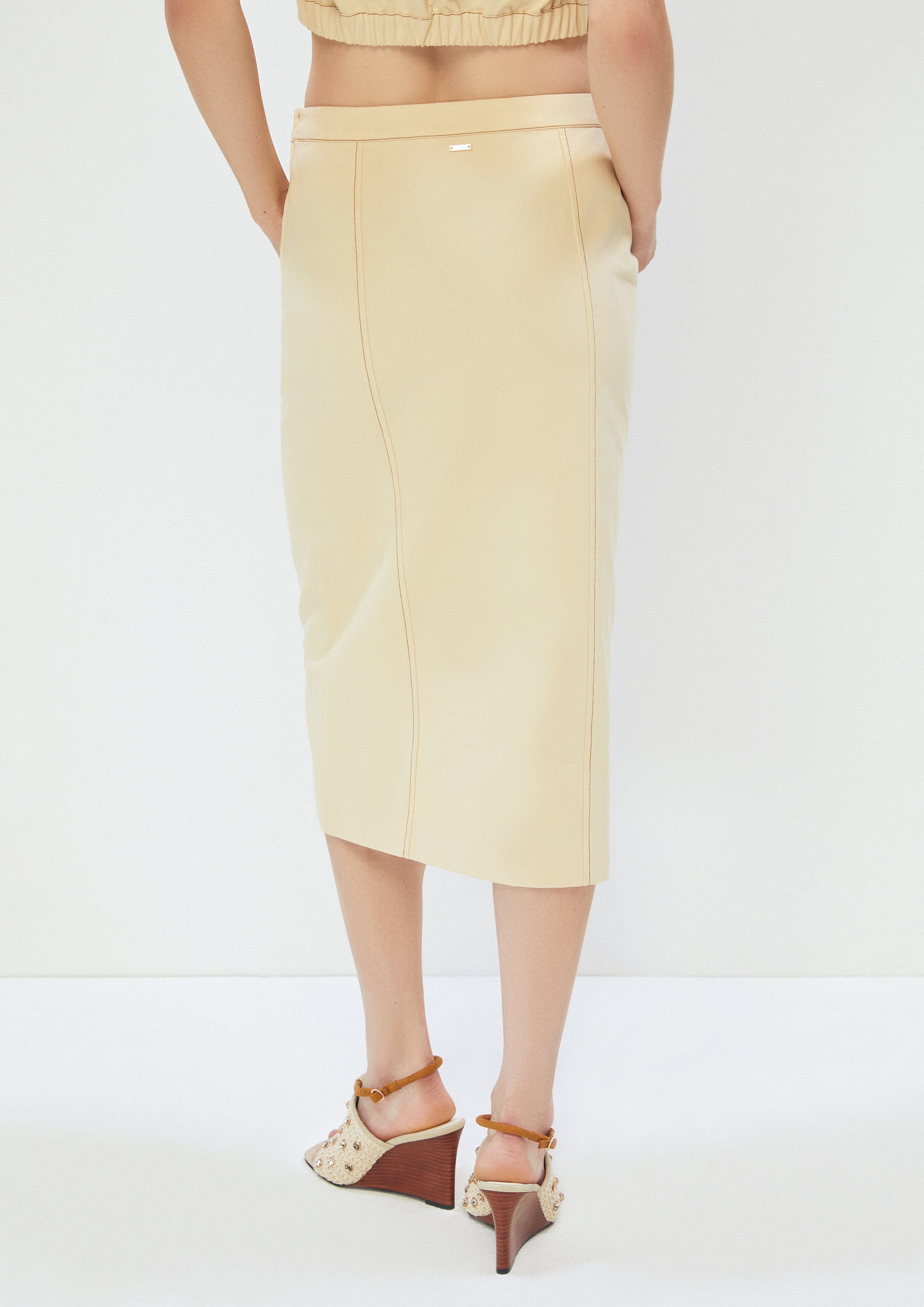 Midi Skirt Safari Vibes