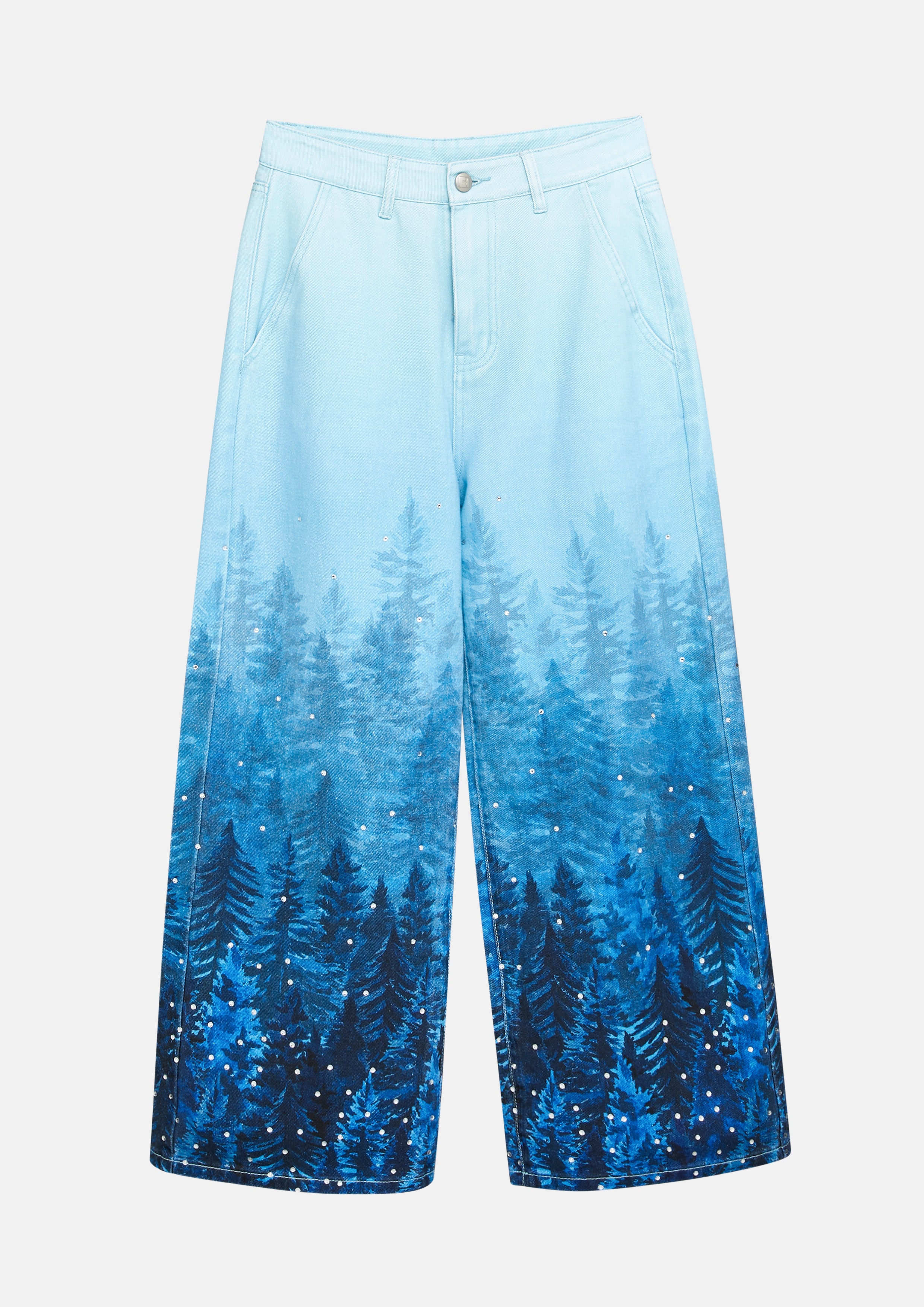 Pine Print Pants Drowning In Love