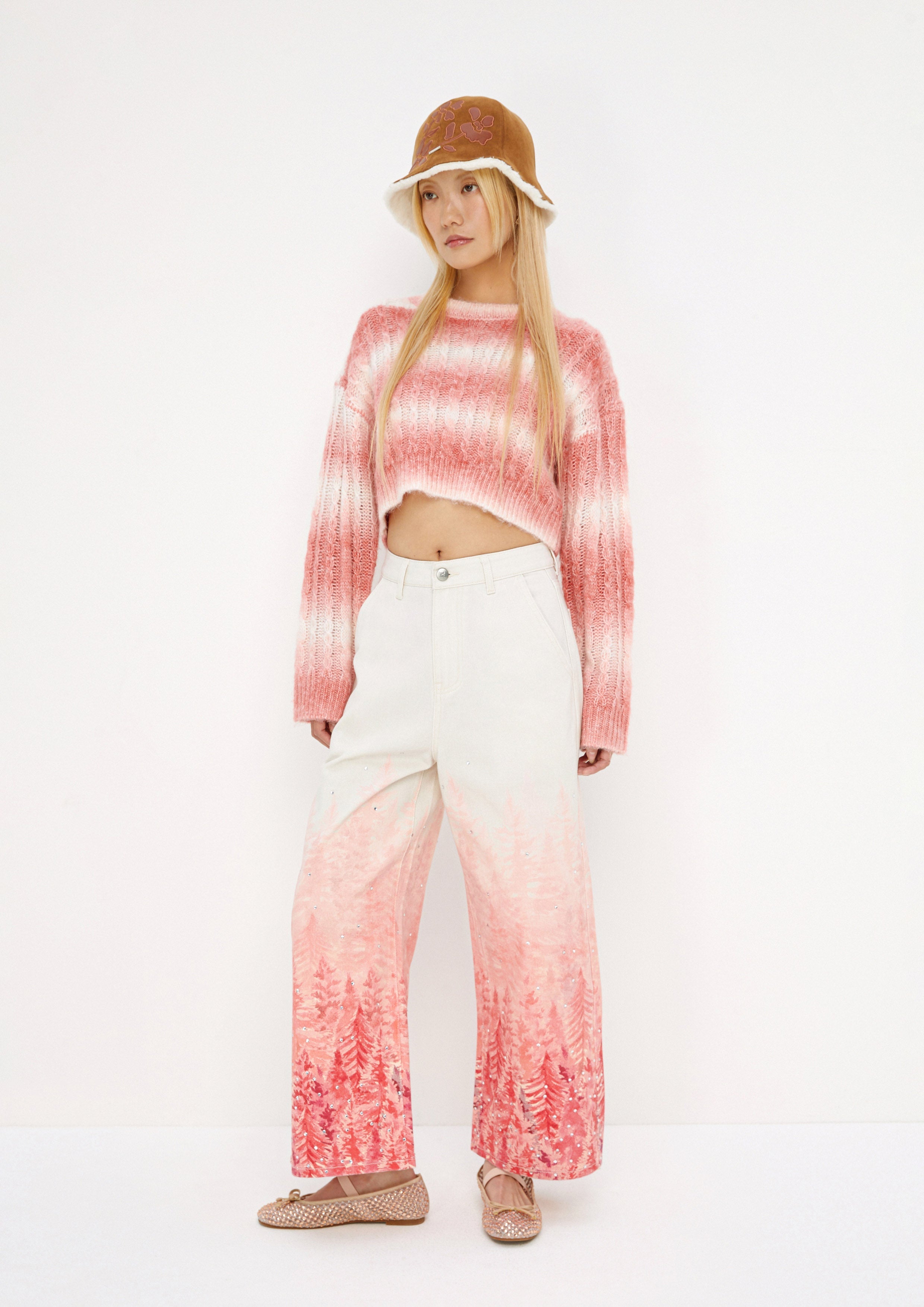 Pine Print Pants Drowning In Love
