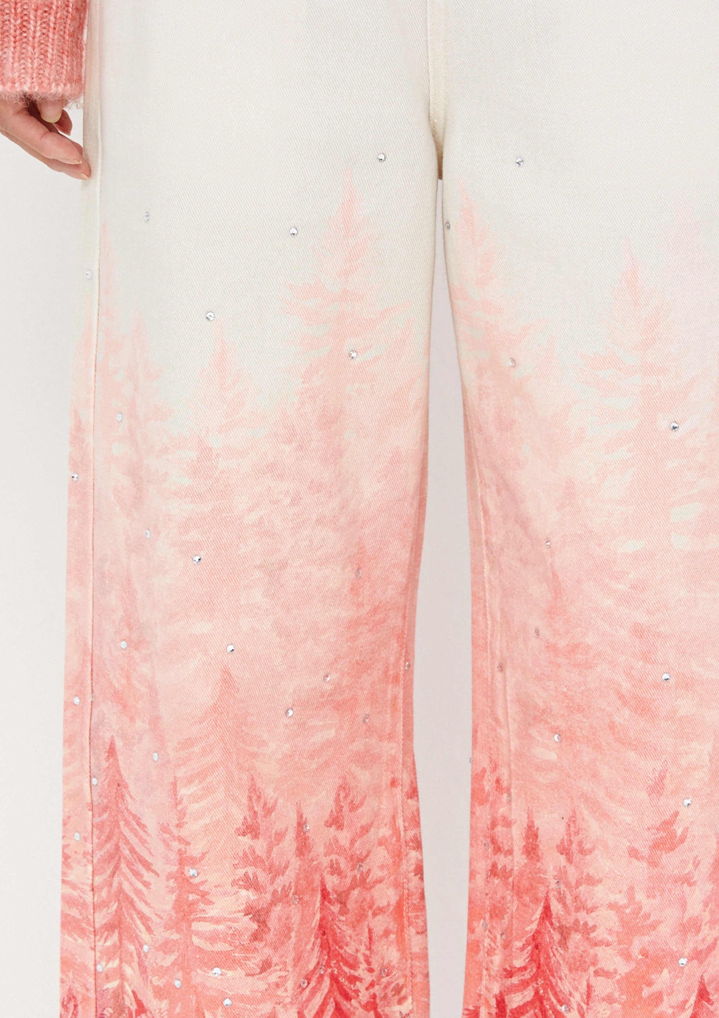 Pine Print Pants Drowning In Love