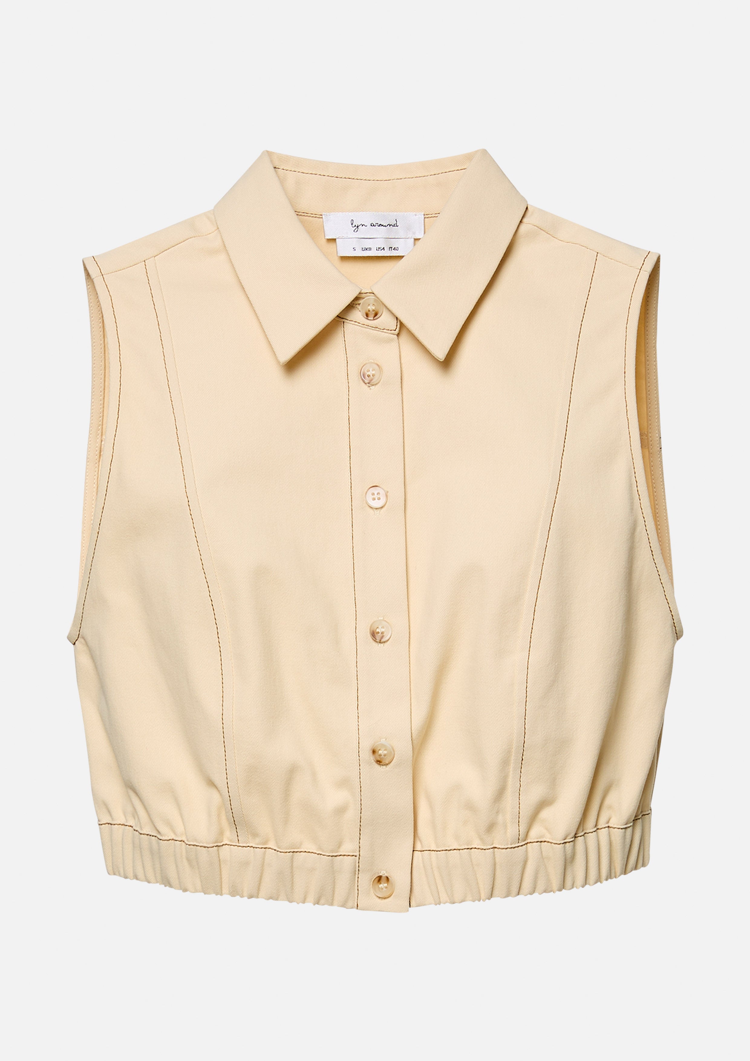 Sleeveless Crop Top Safari Vibes