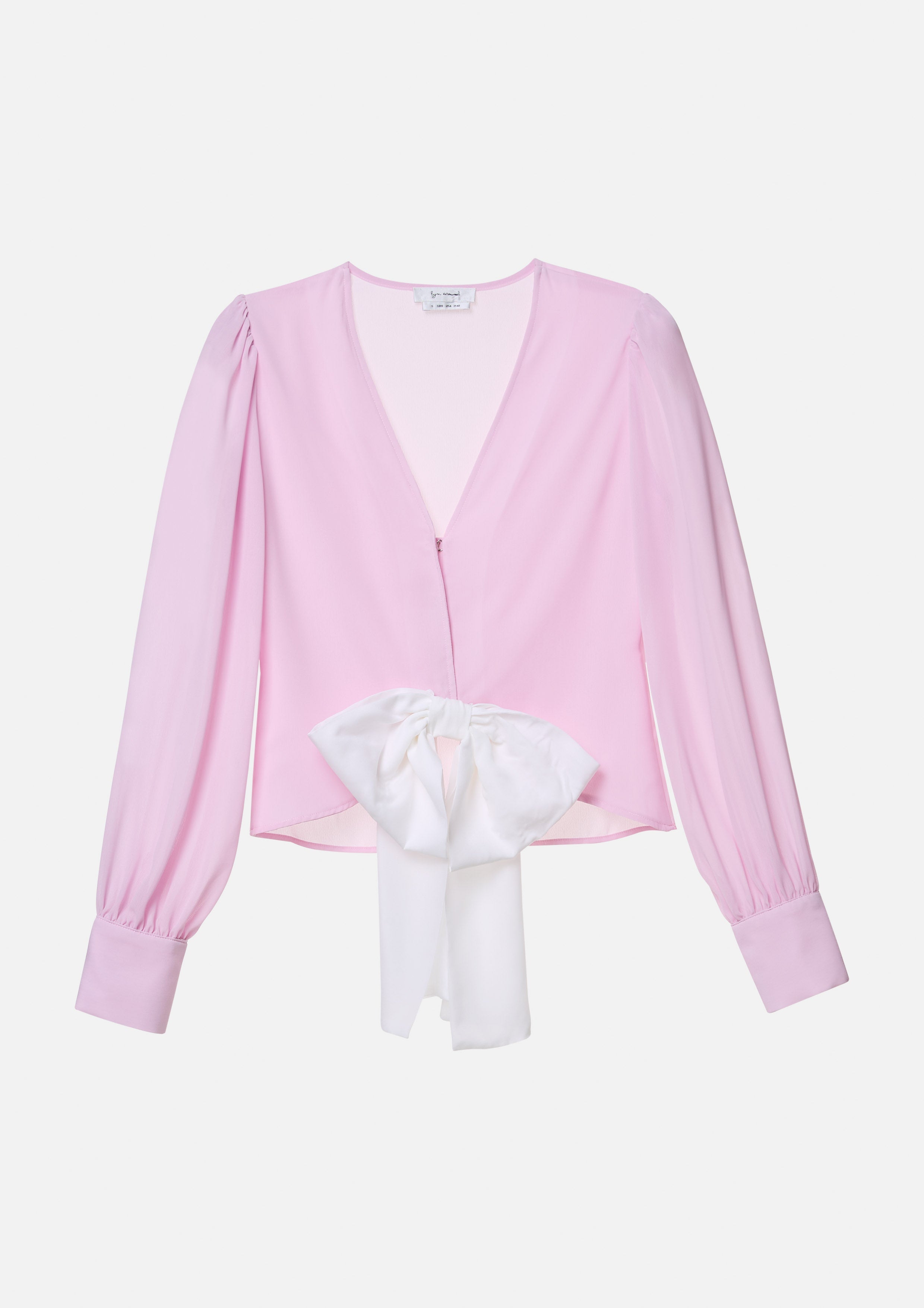 Bow Embellished Long Sleeve Blouse Ndoto Field