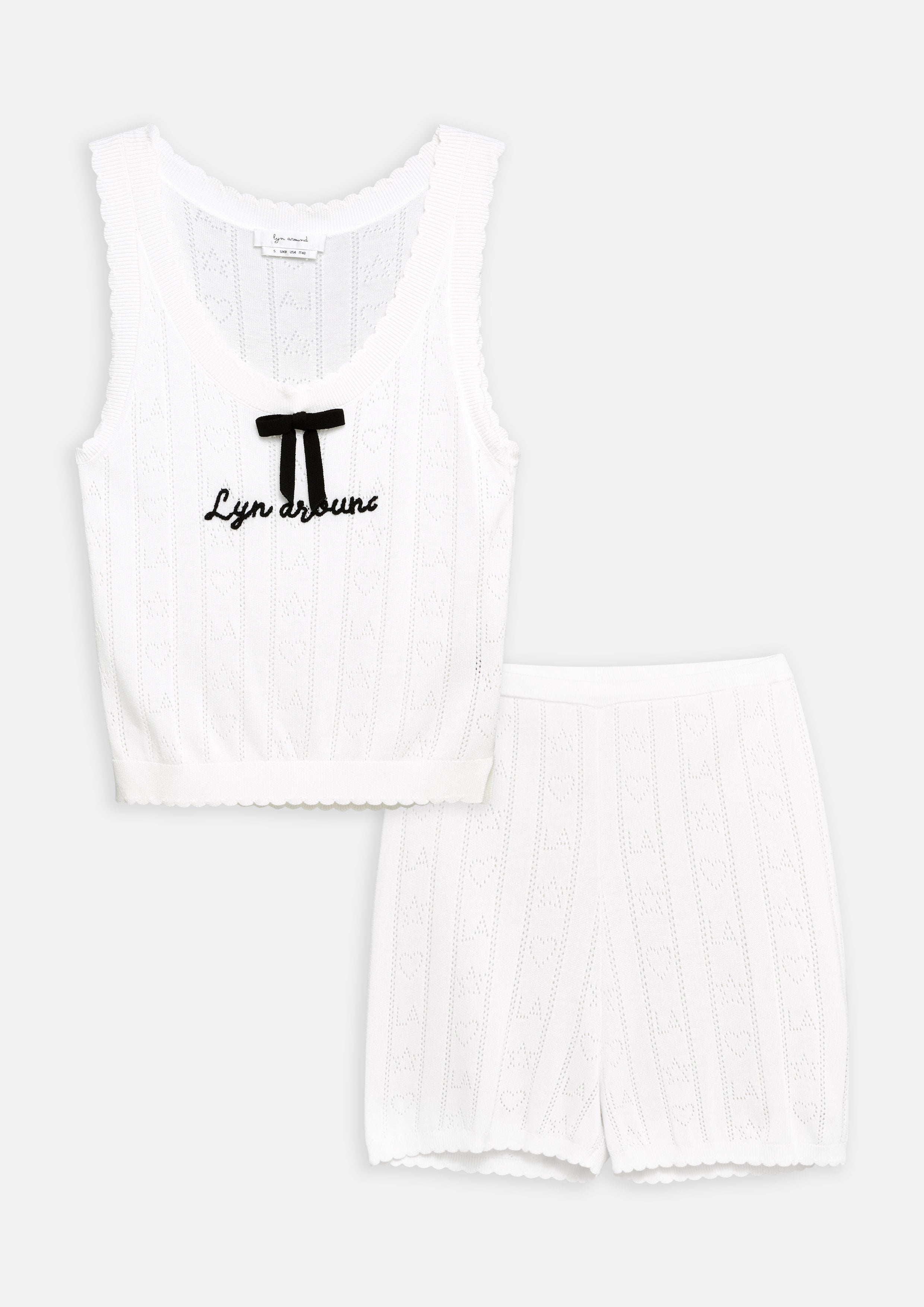 Knitted Top With Short Set Don't Call It Cute