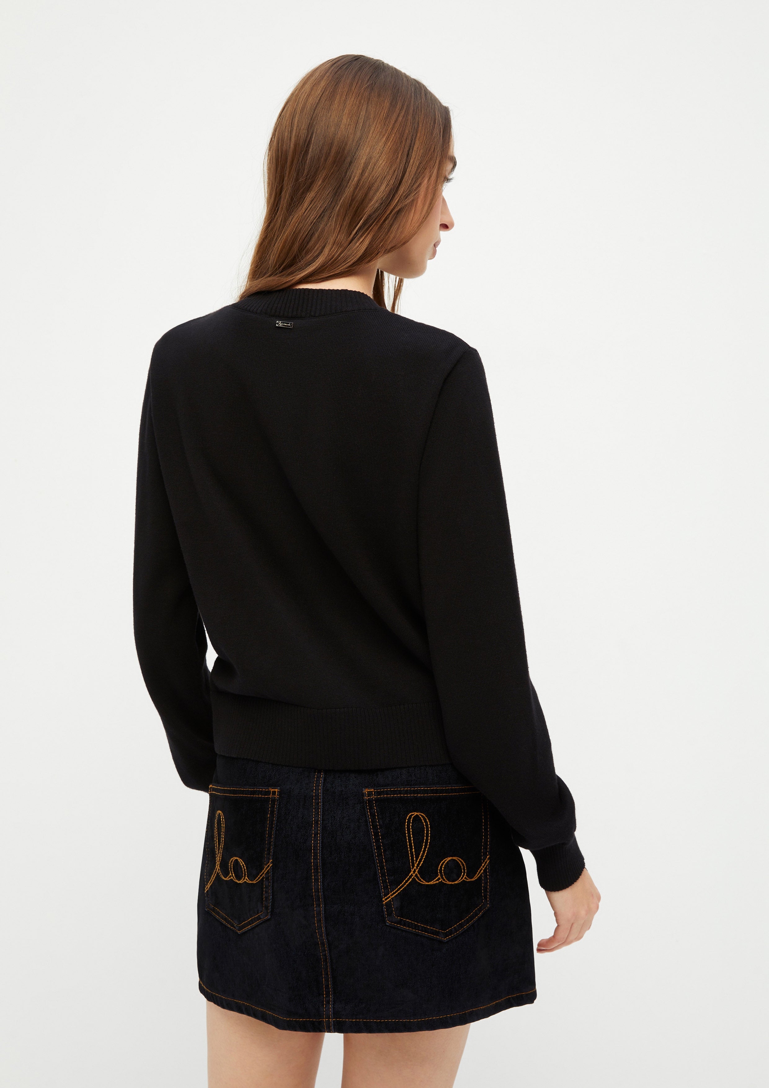 Sequin Long Sleeve Cardigan The Eye of Jungle