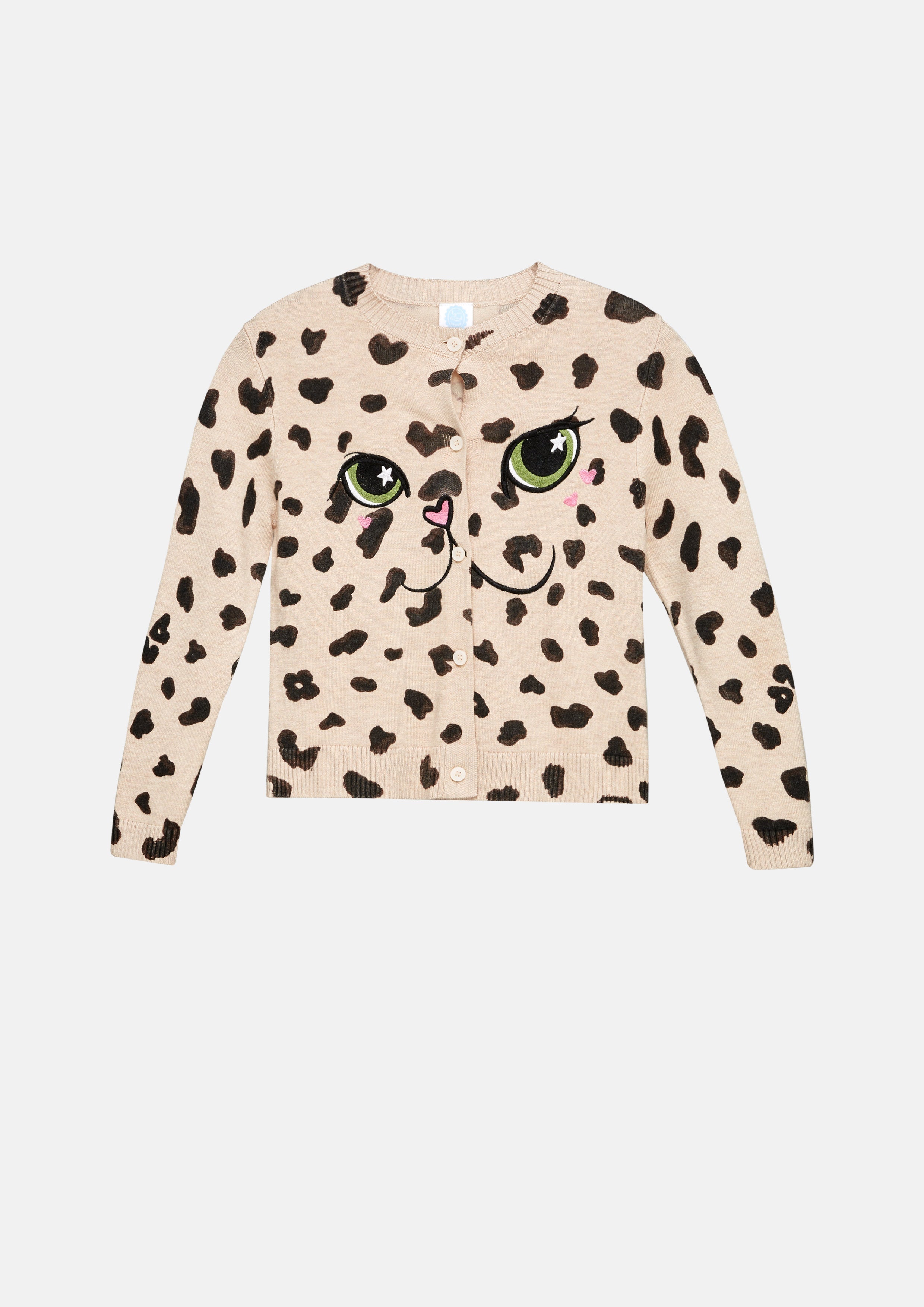 Leopard Print Cardigan For Girls King Shere Khan