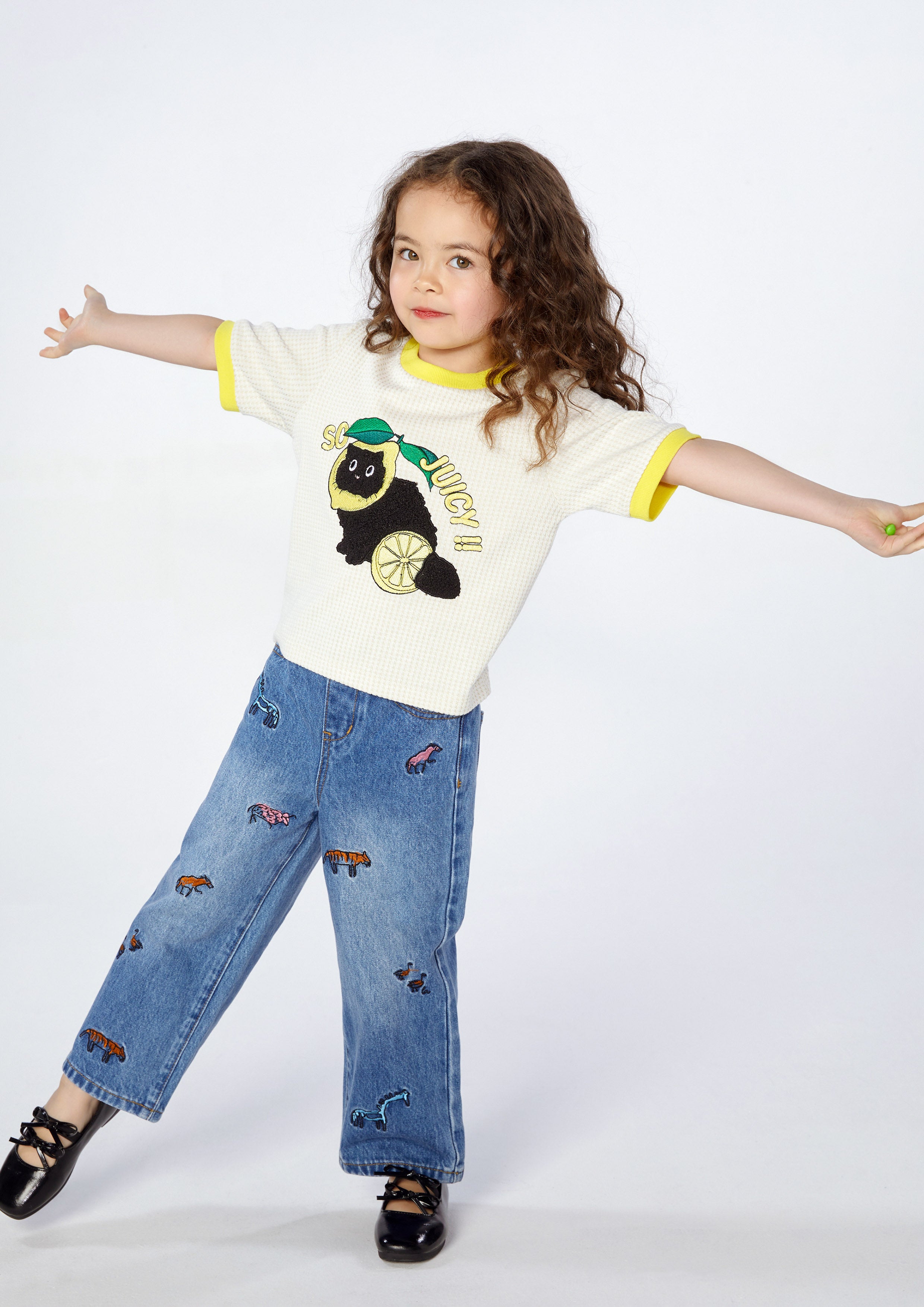 Animal Embroidery T-Shirt