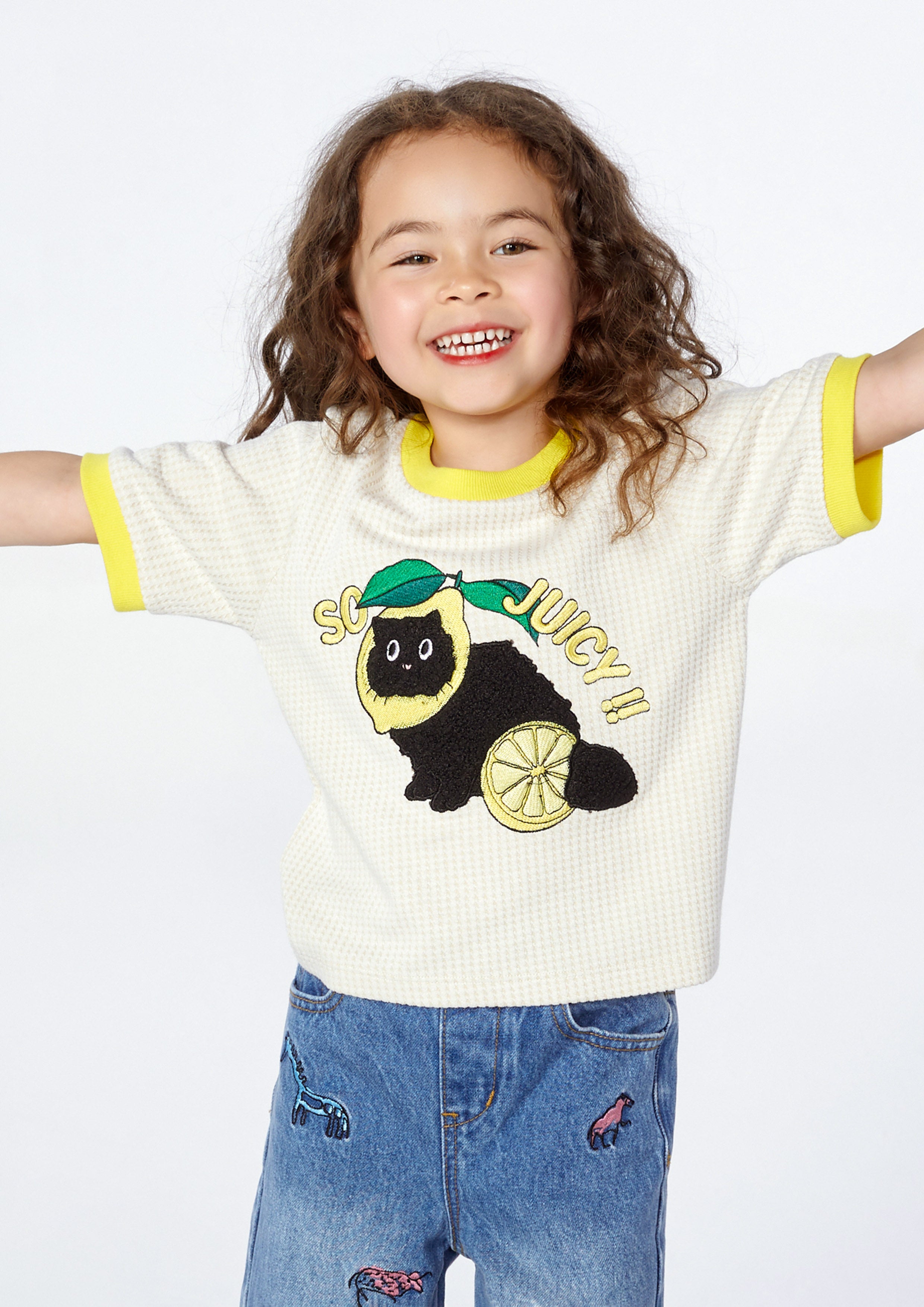 Animal Embroidery T-Shirt