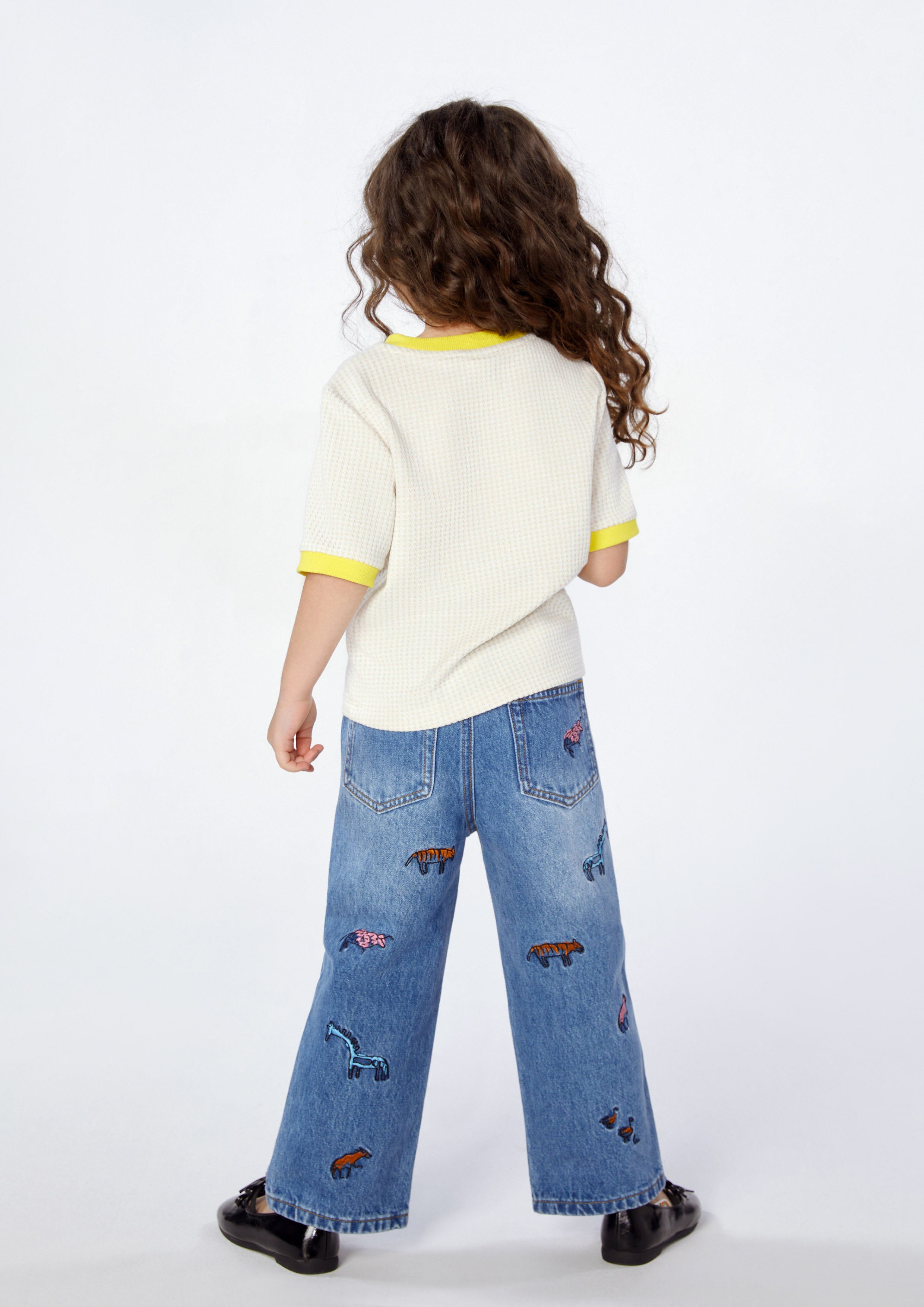 Animal Embroidery T-Shirt
