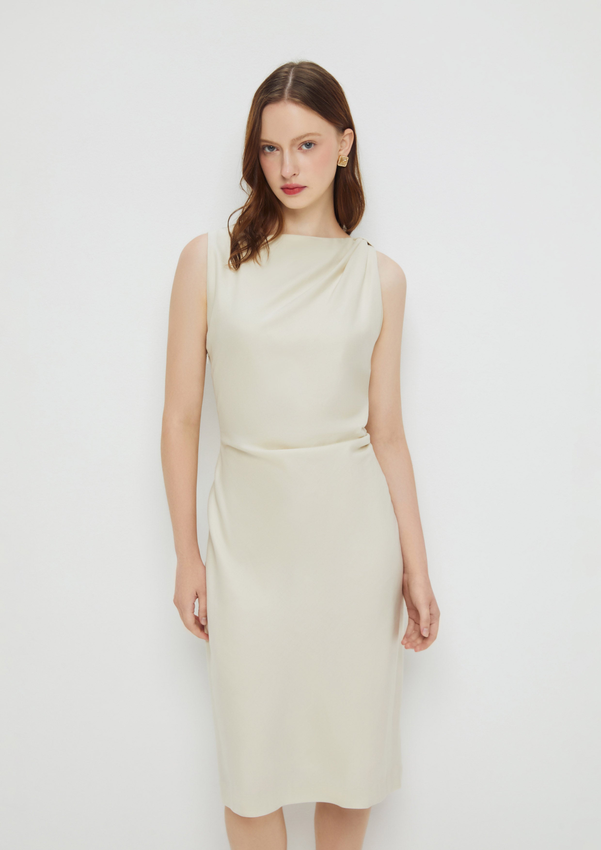 Sleeveless Mini Dress Amid Bloom and Savannah