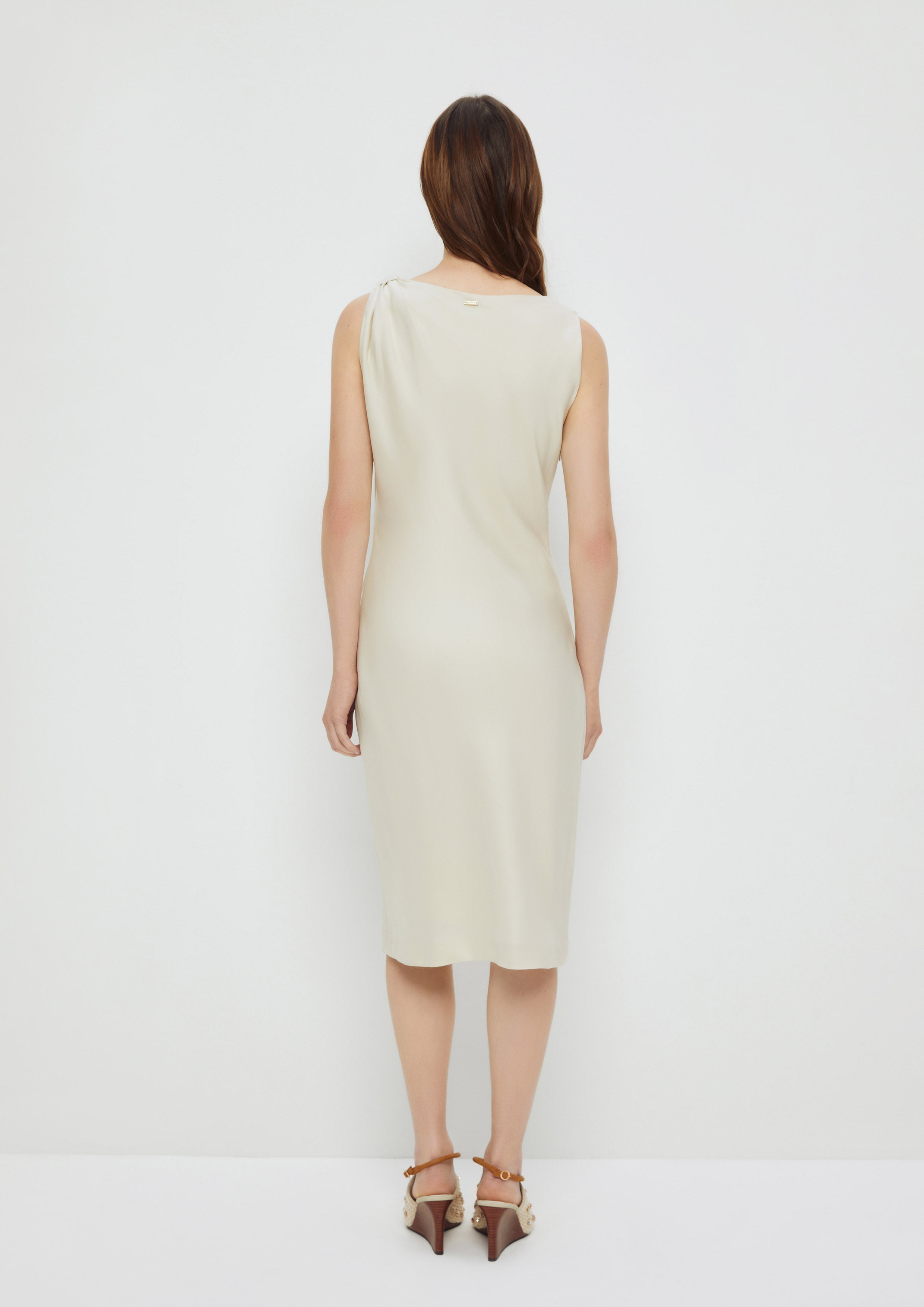 Sleeveless Mini Dress Amid Bloom and Savannah