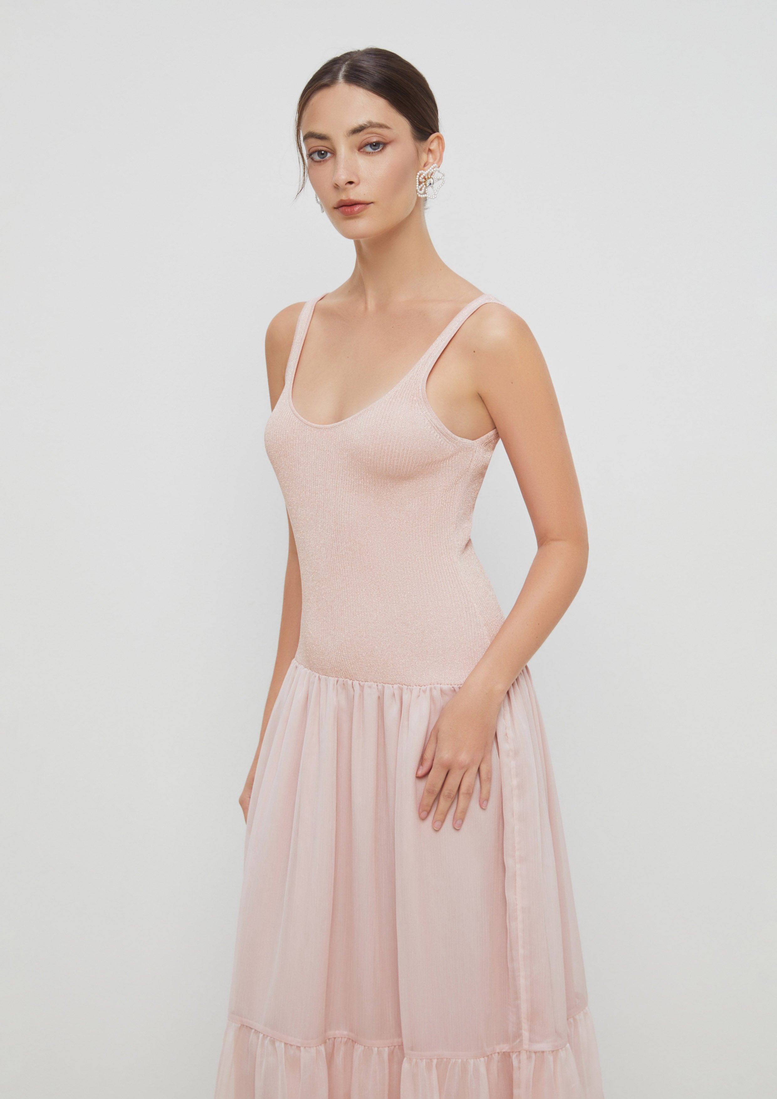 Tiered Skirt Dress Gladiator