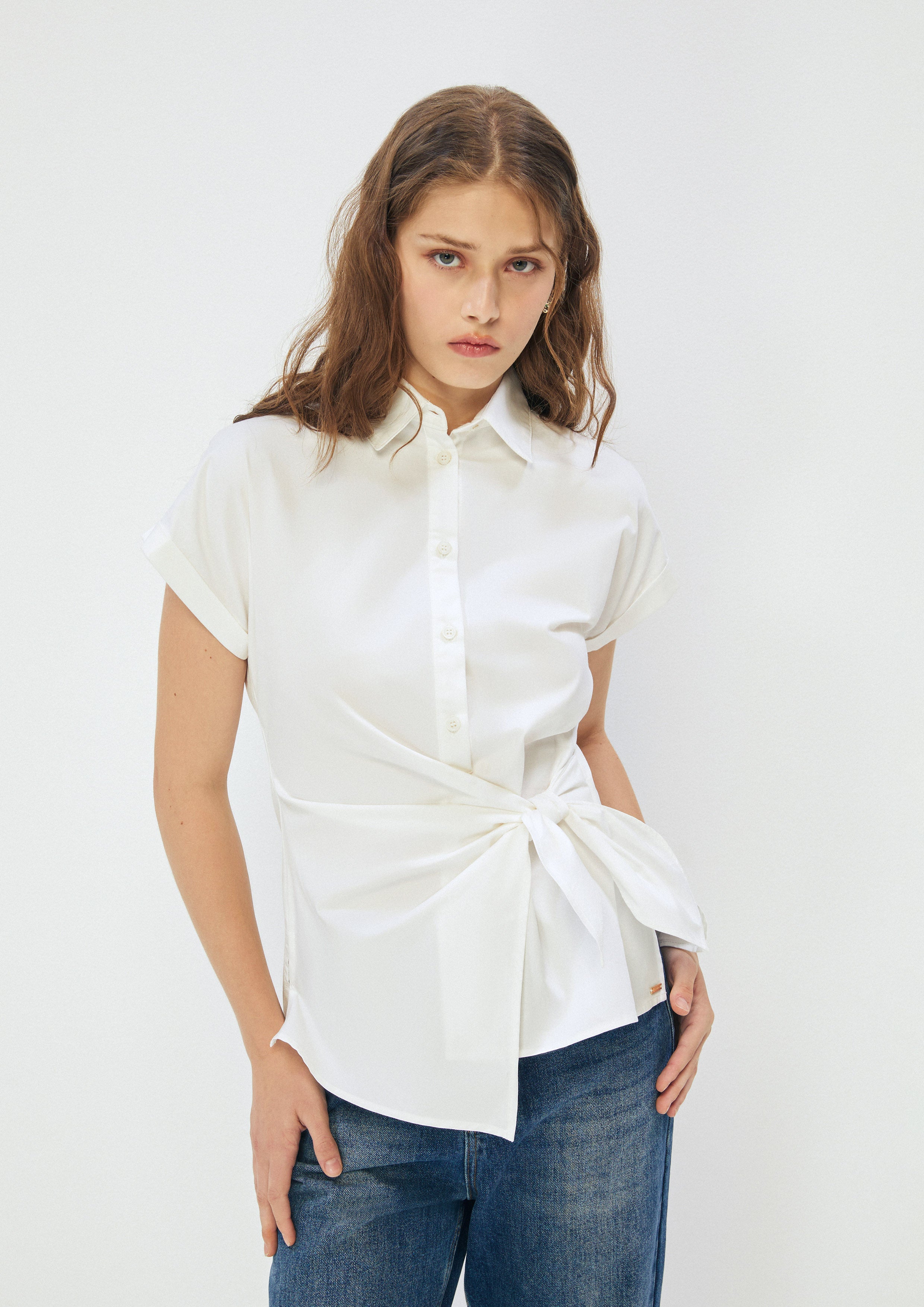 Wrap Short Sleeve Top Africa's Finest