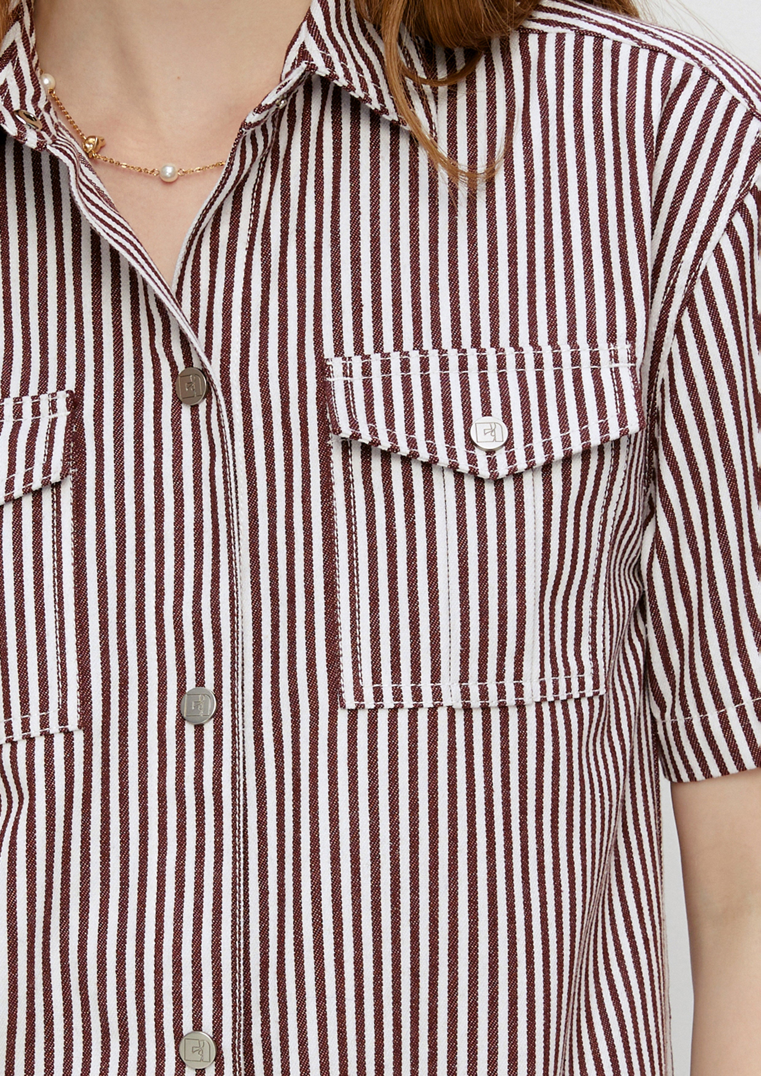 เดรสกระโปรงสั้นลายทาง คอลเลกชัน Safari Vibe