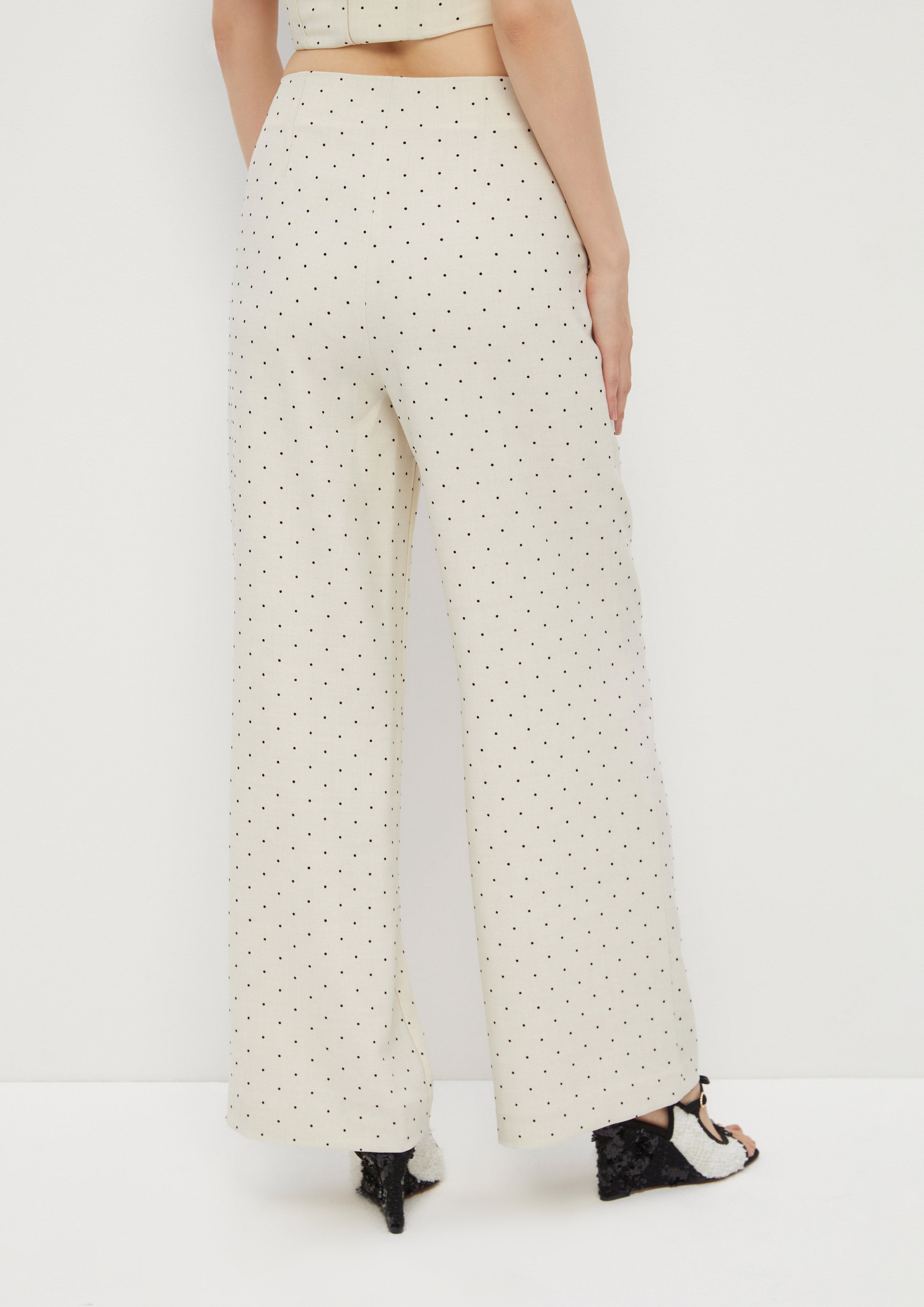Polkadot Pants Amid Bloom and Savannah