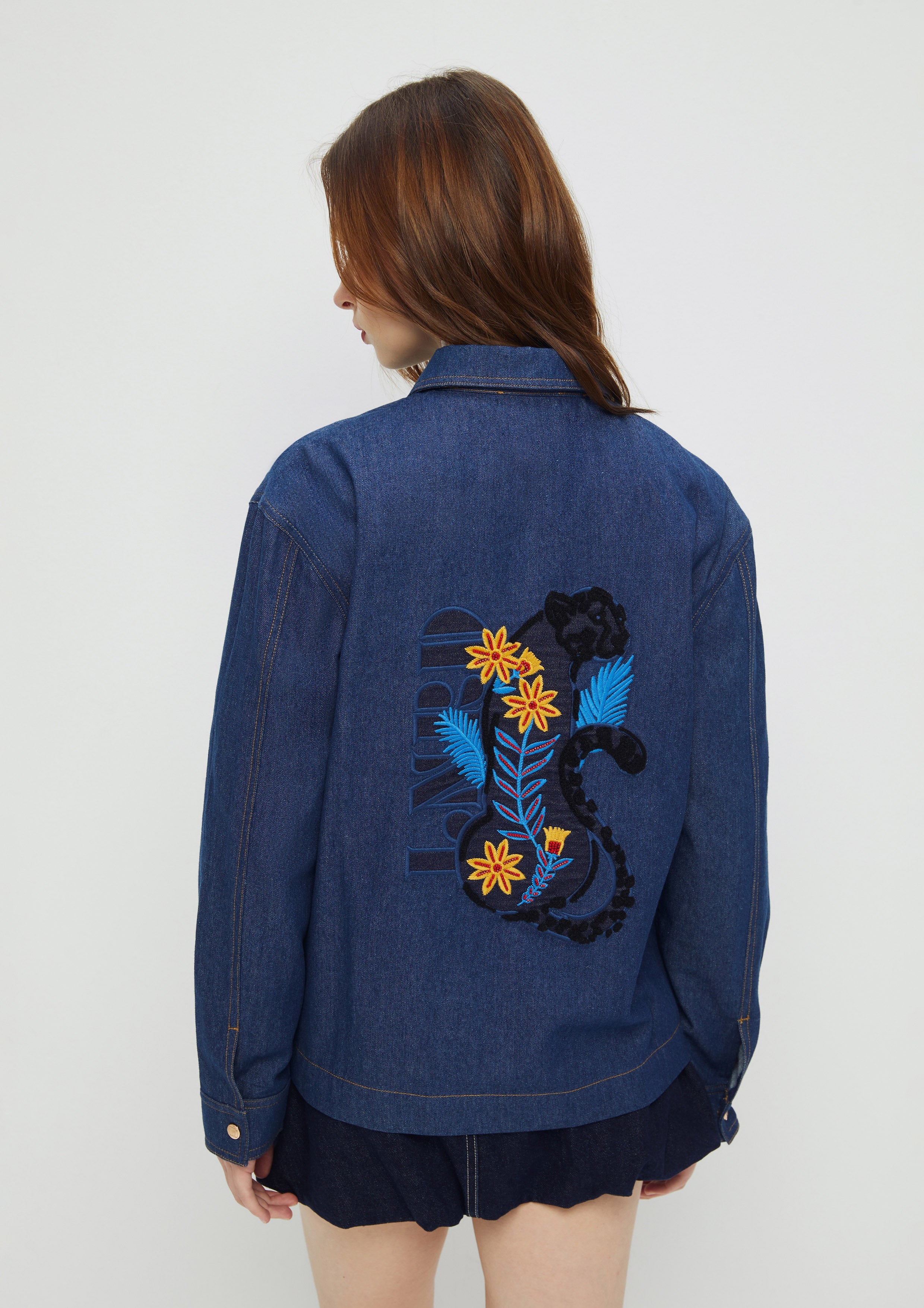 Denim Long Sleeve Shirt King Shere Khan