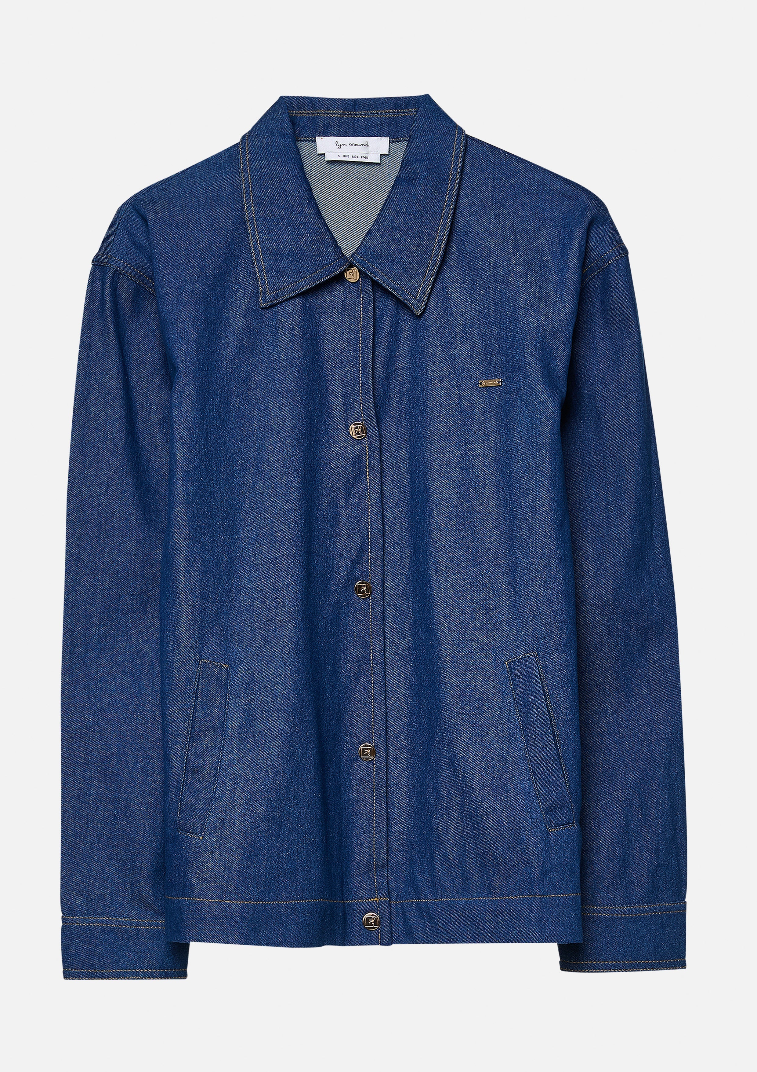 Denim Long Sleeve Shirt King Shere Khan