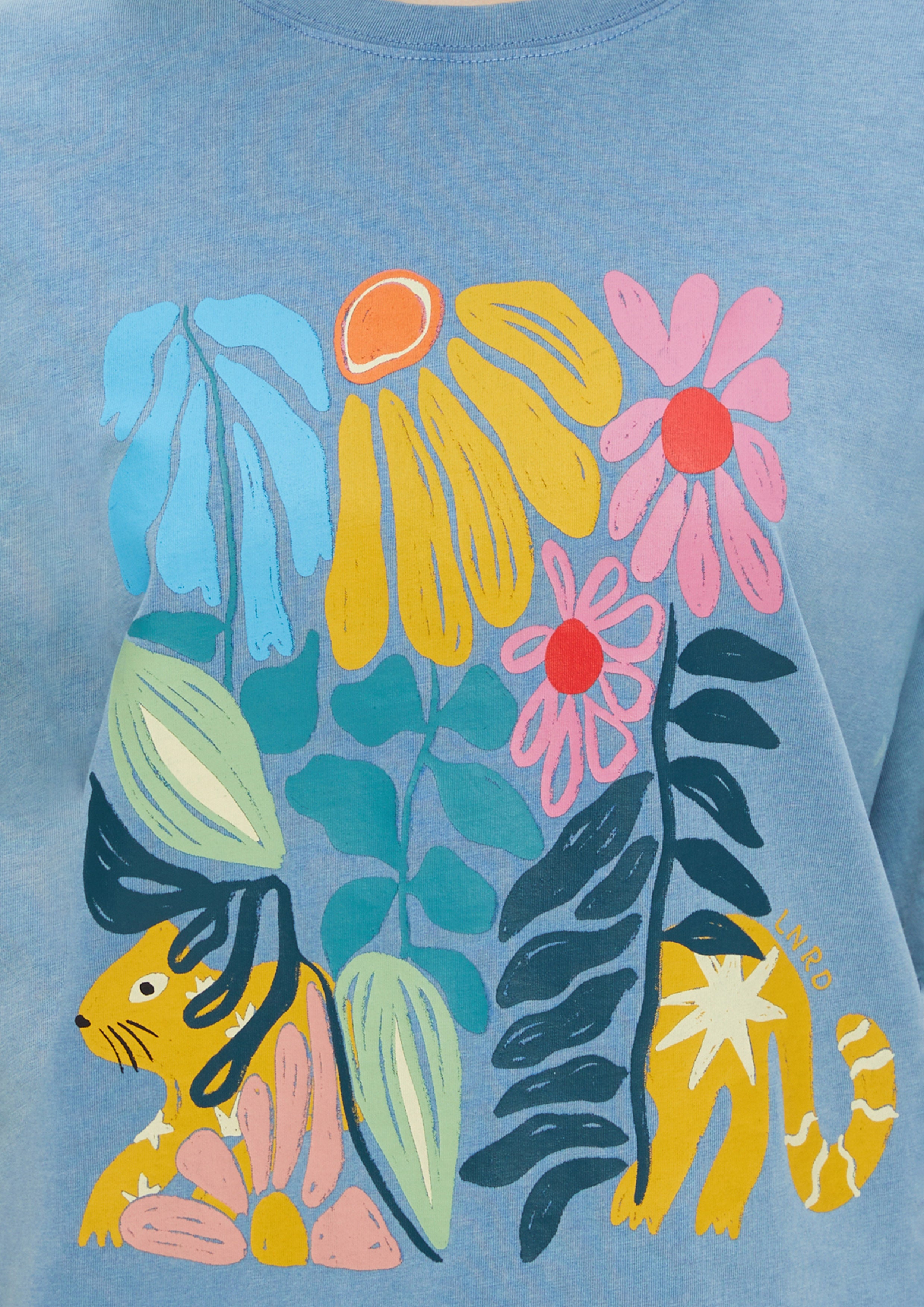 เสื้อยืดแขนสั้นพิมพ์ลาย คอลเลกชัน Enchaned Forest